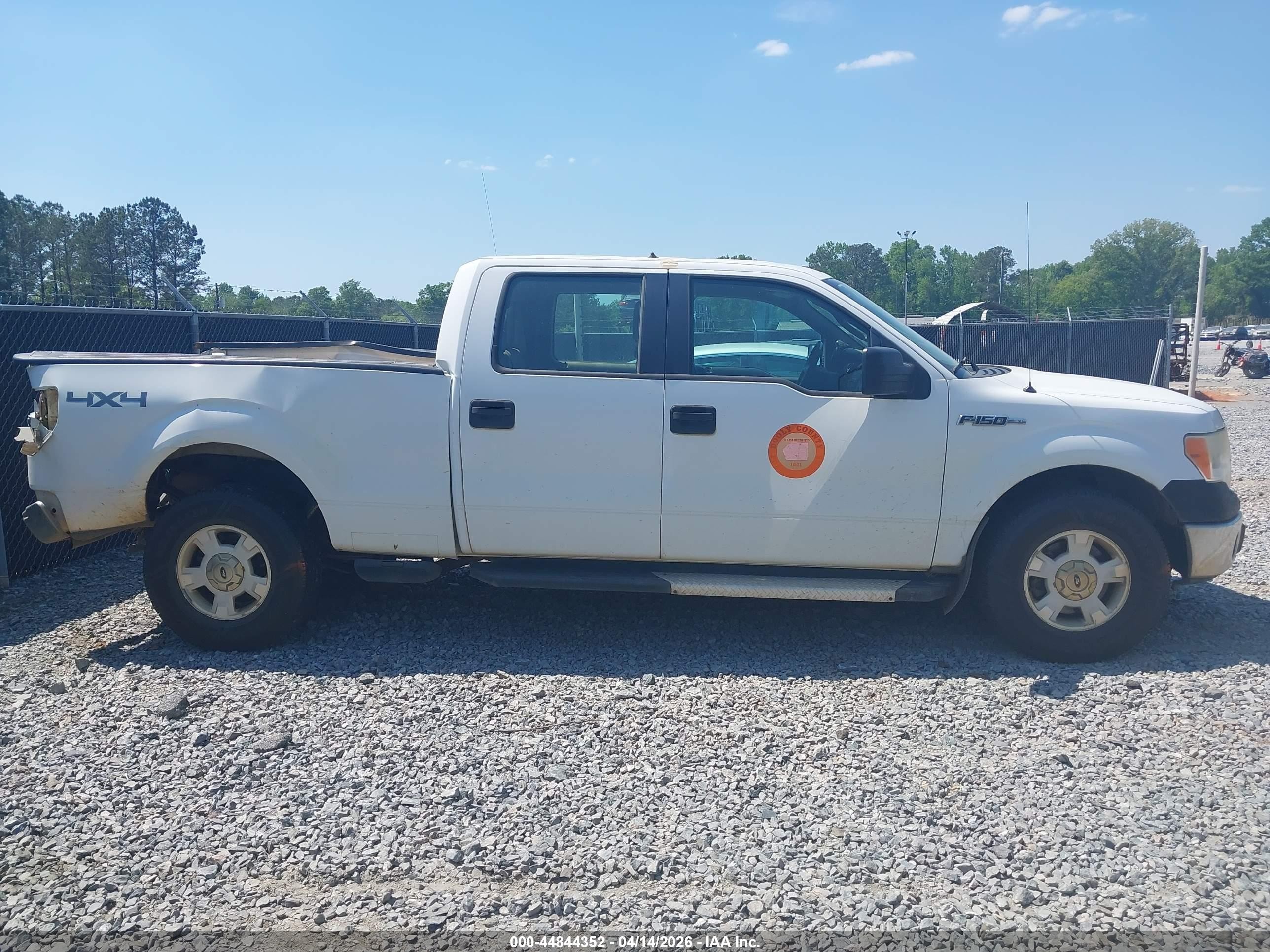 2013 Ford F-150 Xl White vin: 1FTFW1EF4DKF54275