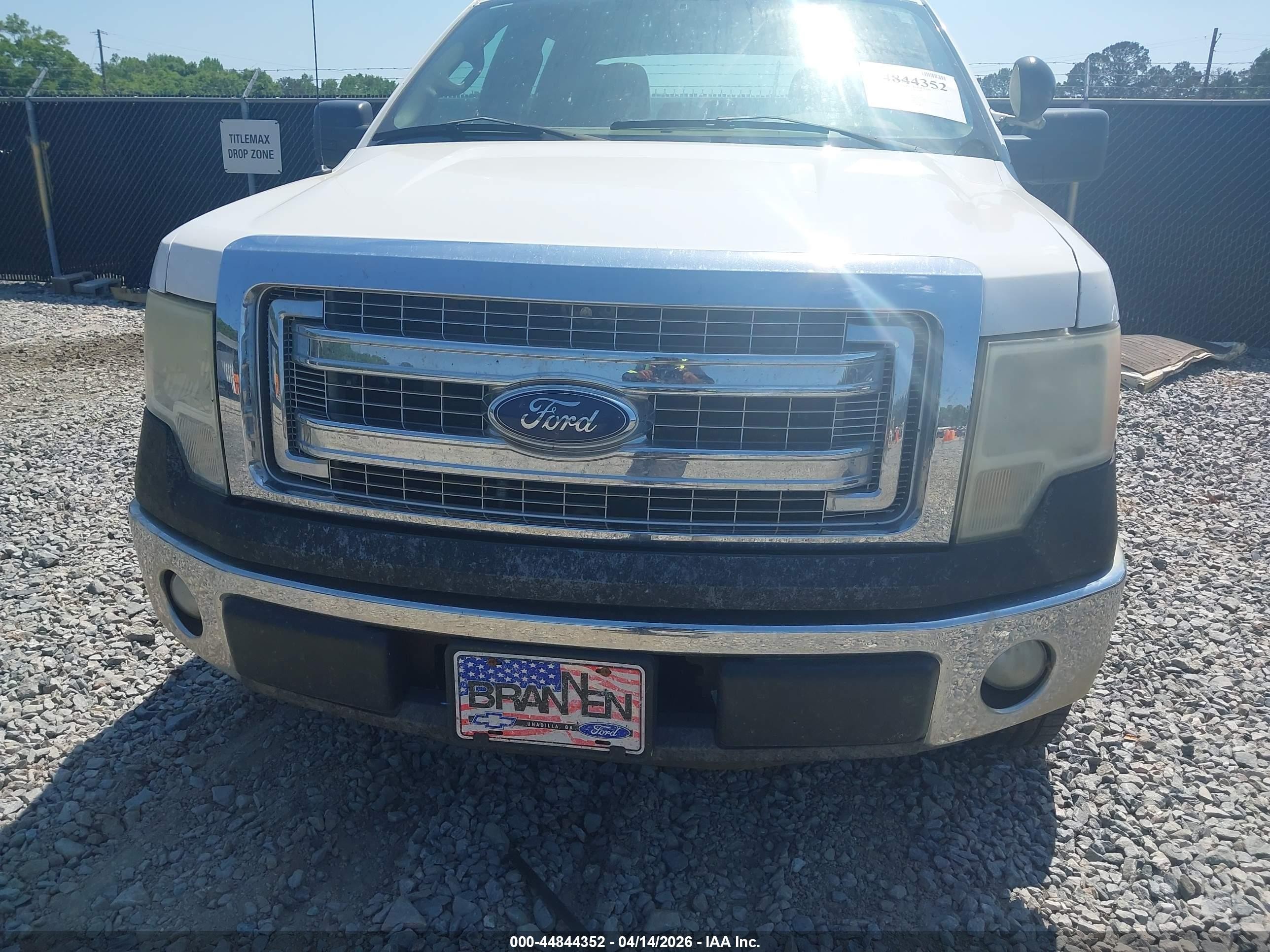 2013 Ford F-150 Xl White vin: 1FTFW1EF4DKF54275
