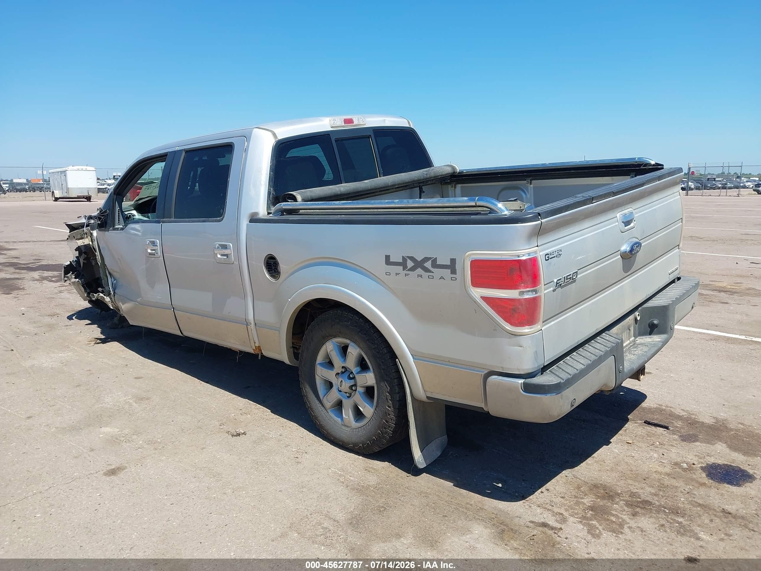 2013 Ford F-150 Lariat Silver vin: 1FTFW1EF4DKF96557