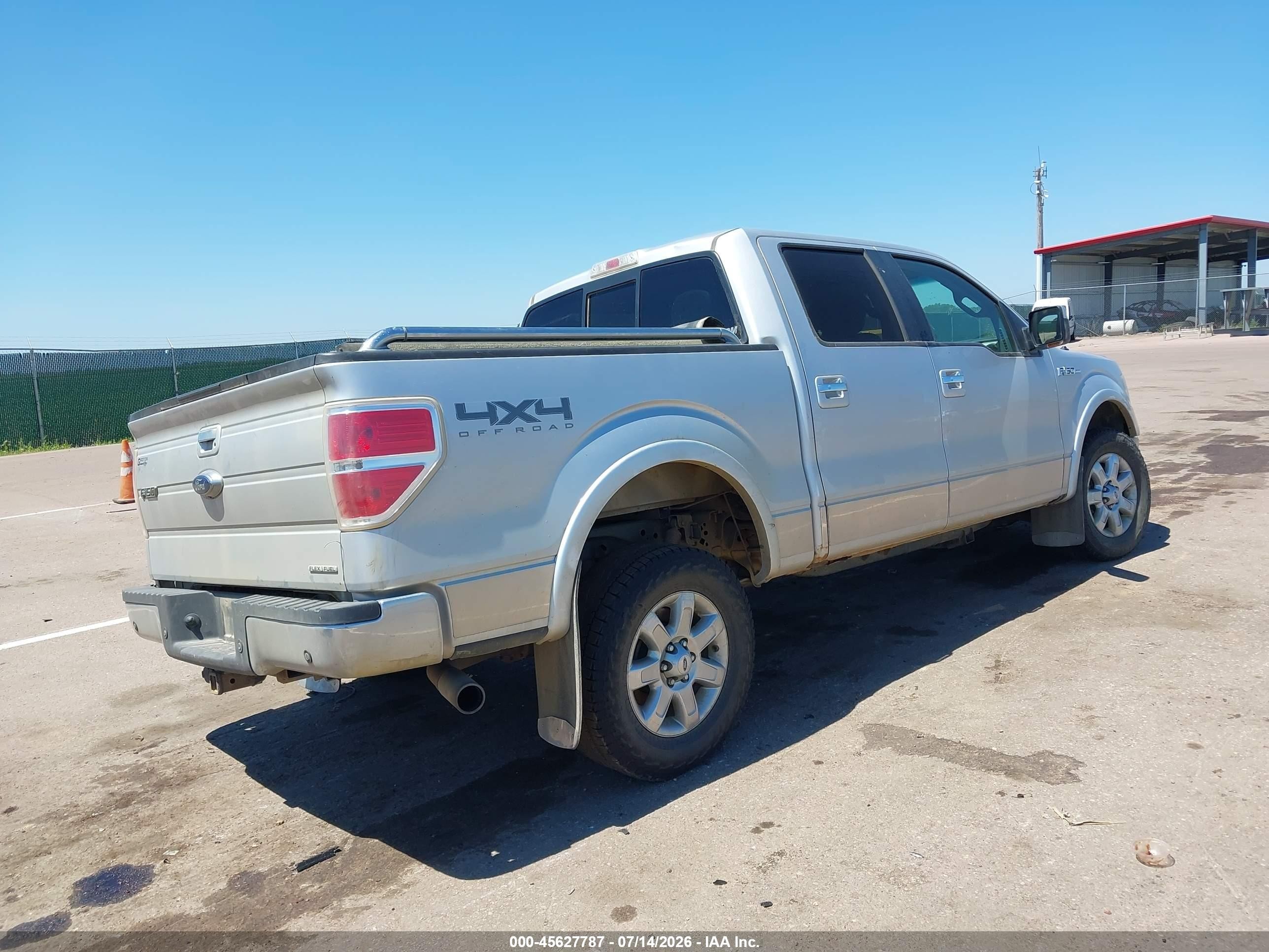 2013 Ford F-150 Lariat Silver vin: 1FTFW1EF4DKF96557