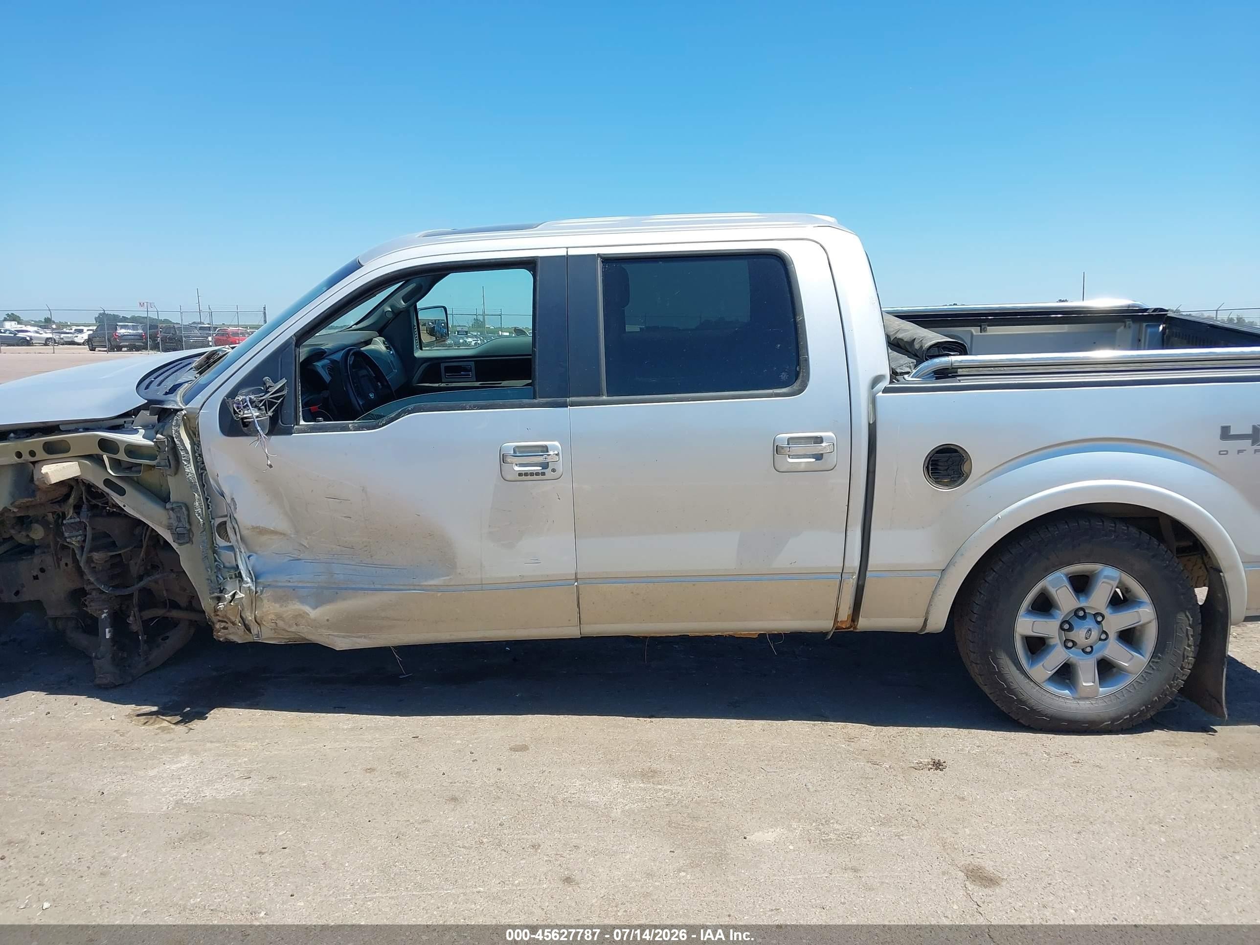 2013 Ford F-150 Lariat Silver vin: 1FTFW1EF4DKF96557