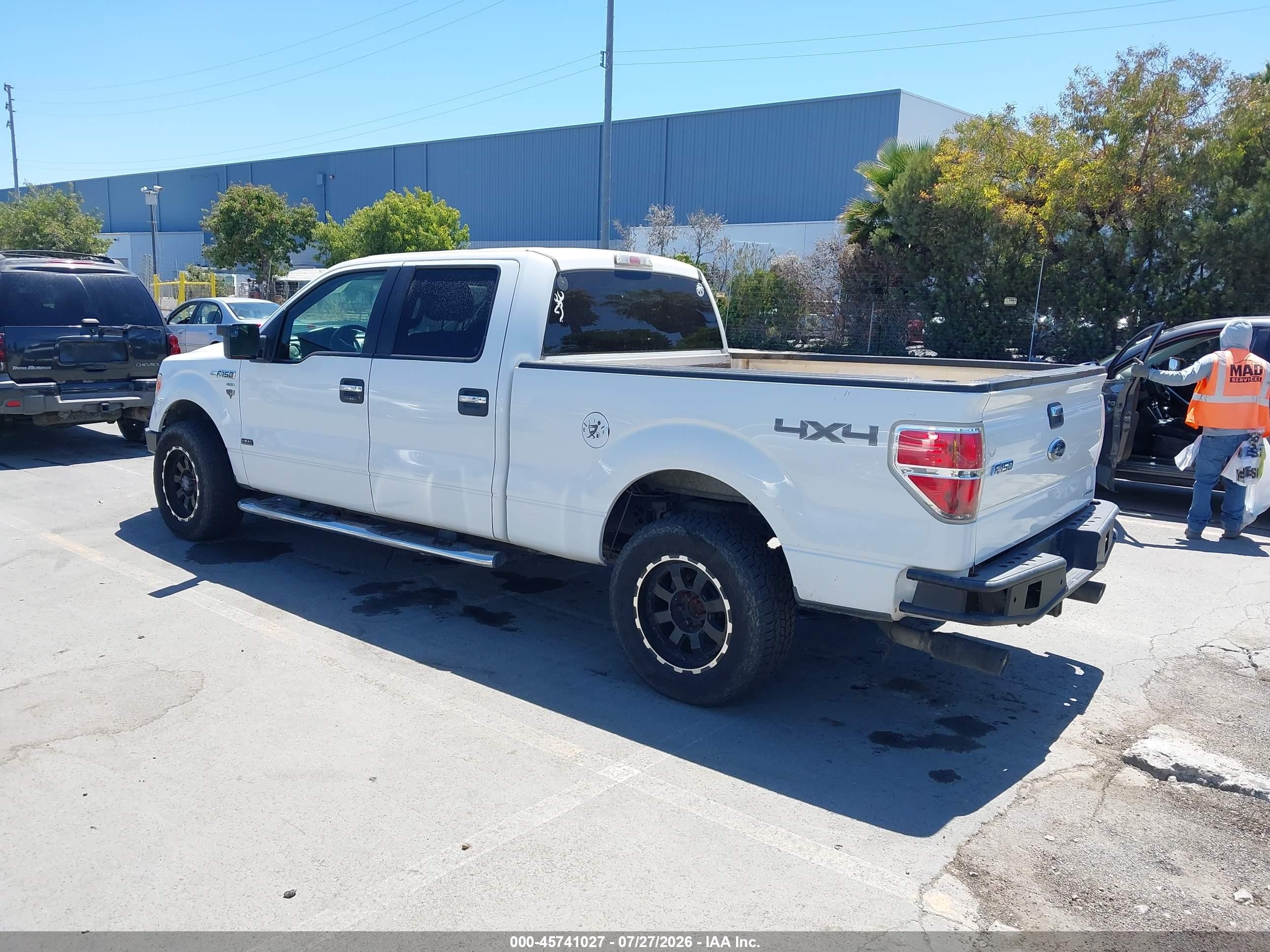 2013 Ford F-150 Xlt Белый vin: 1FTFW1EF4DKG11459