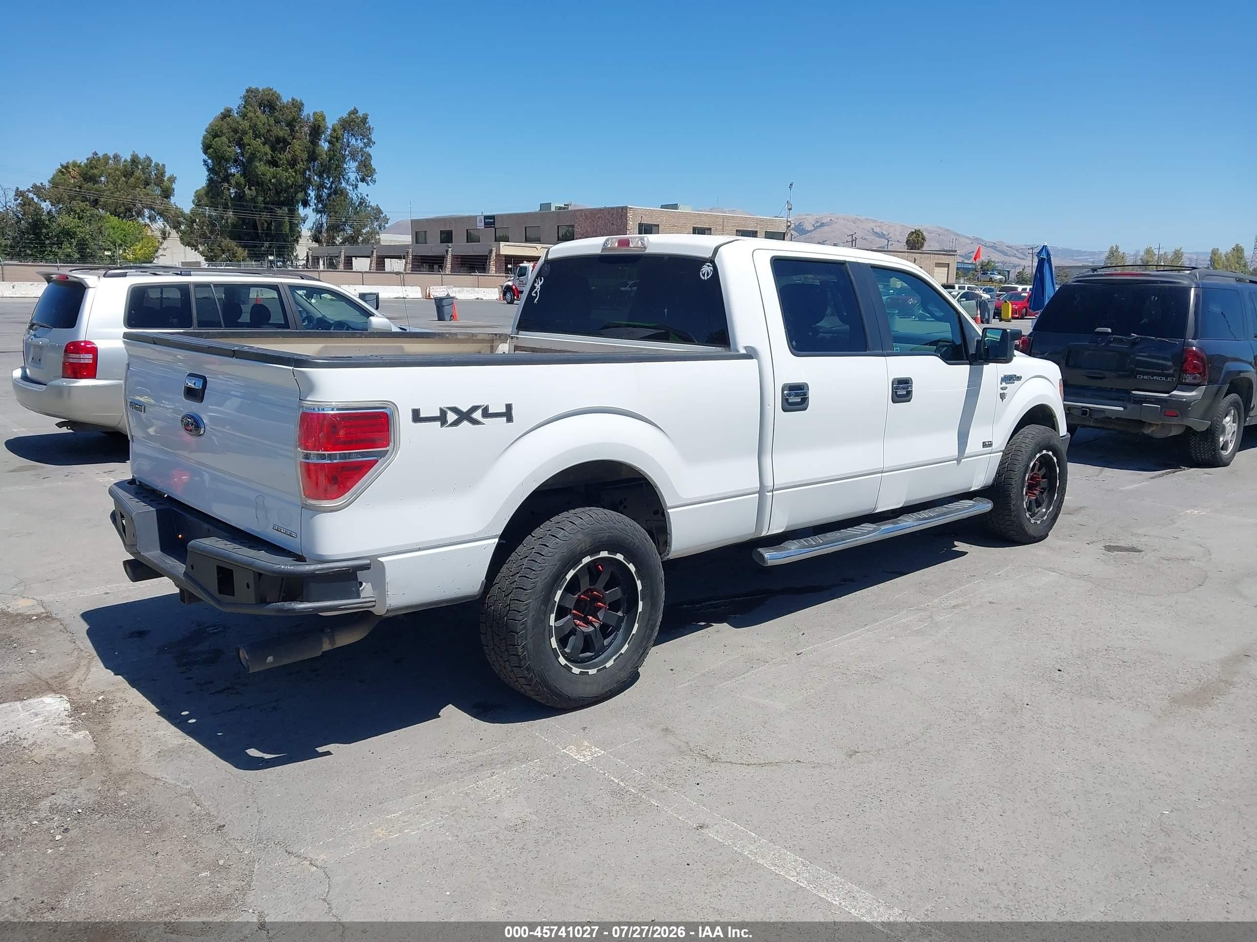 2013 Ford F-150 Xlt Белый vin: 1FTFW1EF4DKG11459