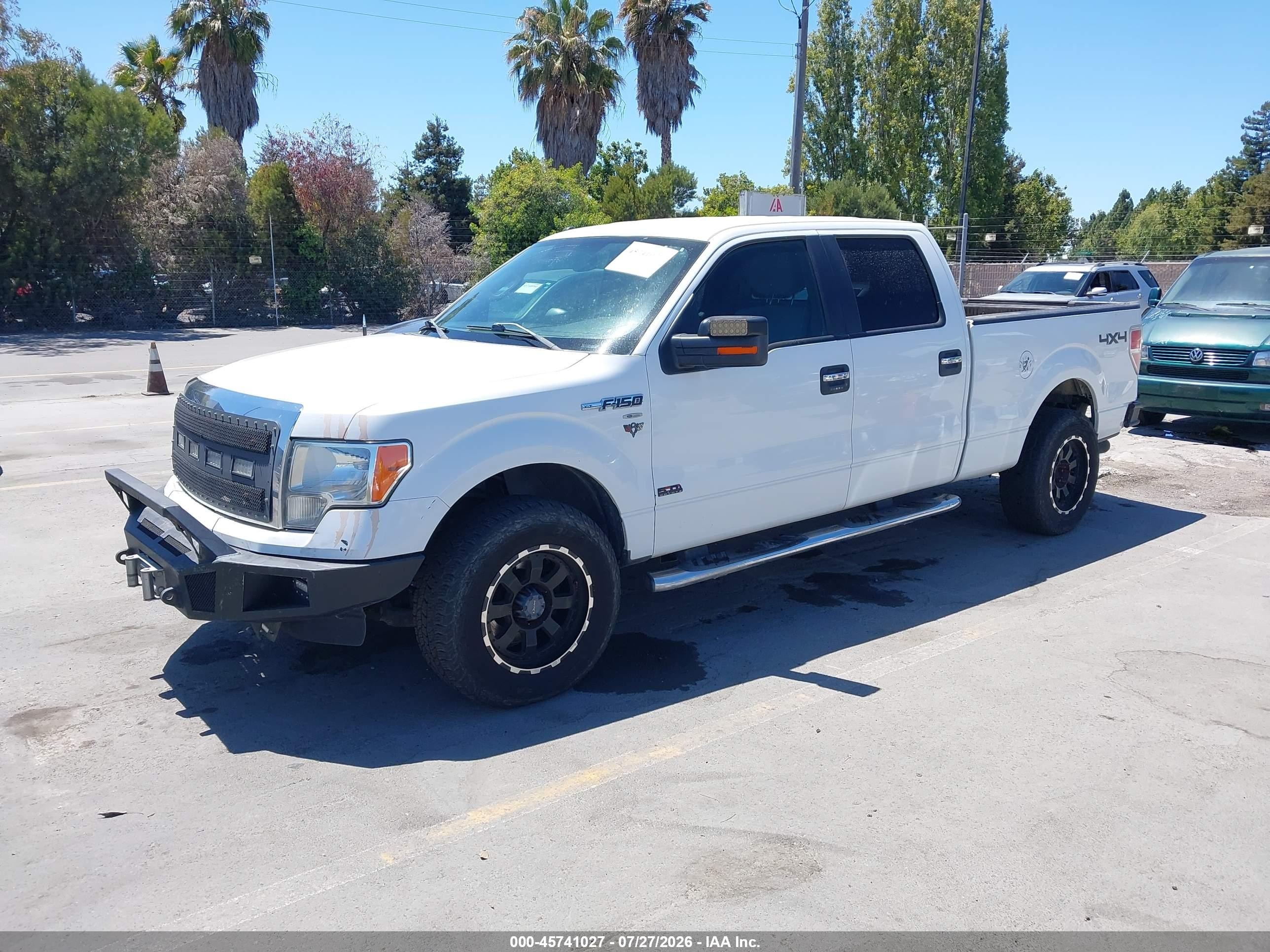 2013 Ford F-150 Xlt Белый vin: 1FTFW1EF4DKG11459