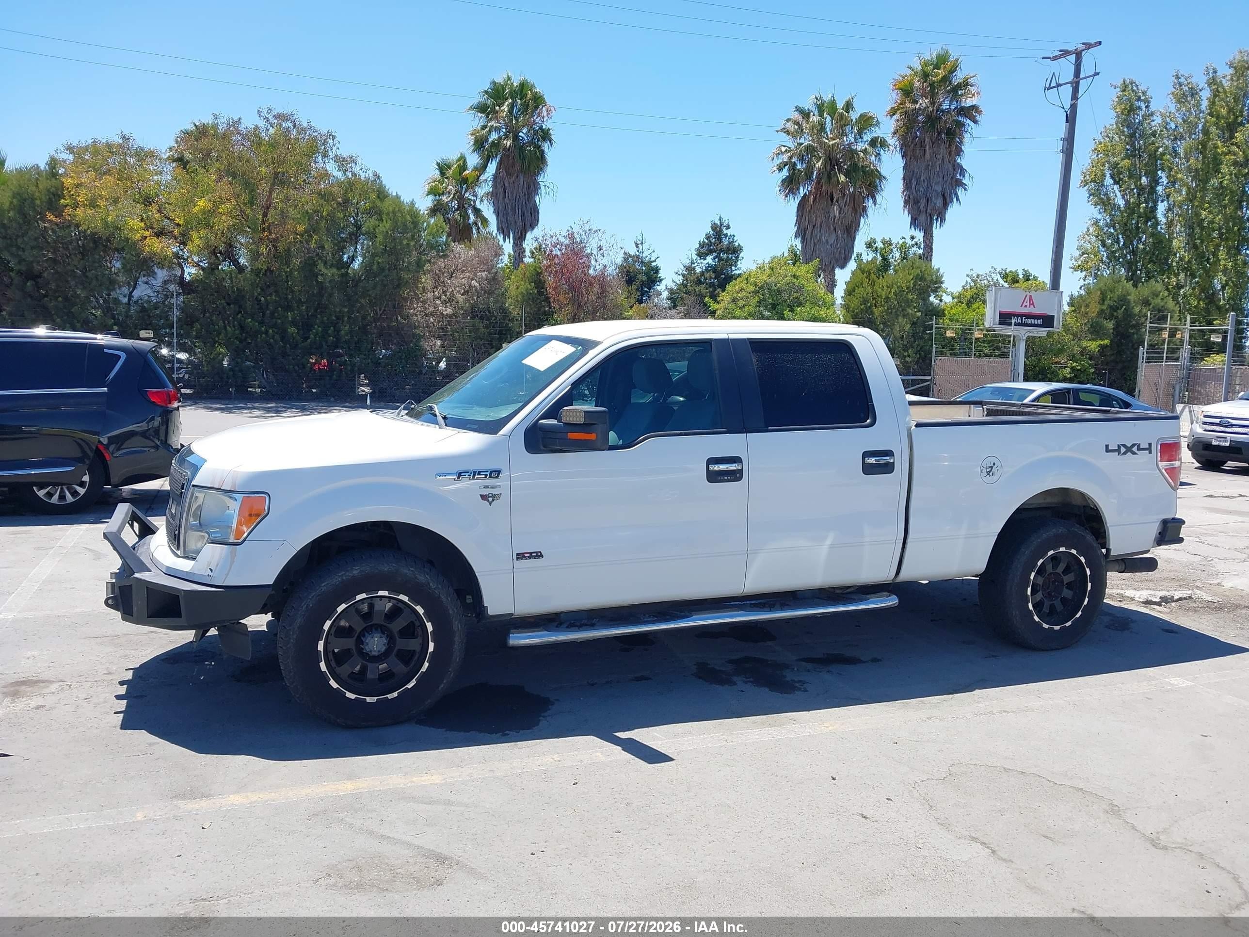2013 Ford F-150 Xlt Белый vin: 1FTFW1EF4DKG11459