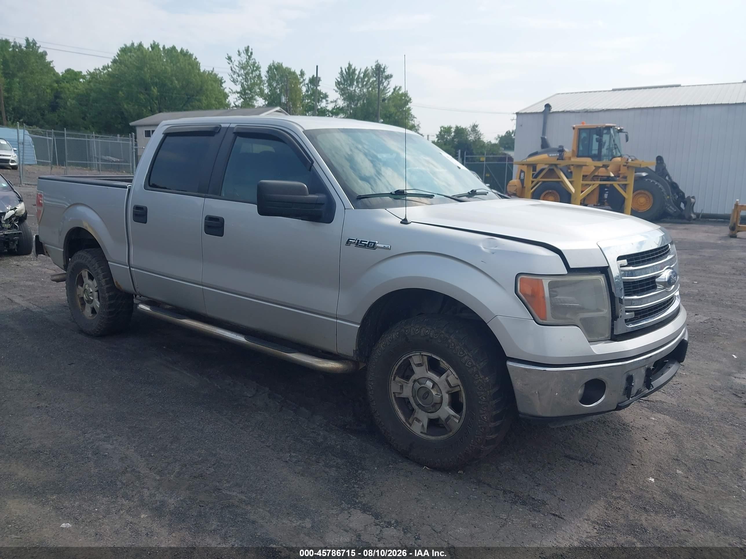 2014 Ford F-150 Xlt Серебряный vin: 1FTFW1EF4EFC16613
