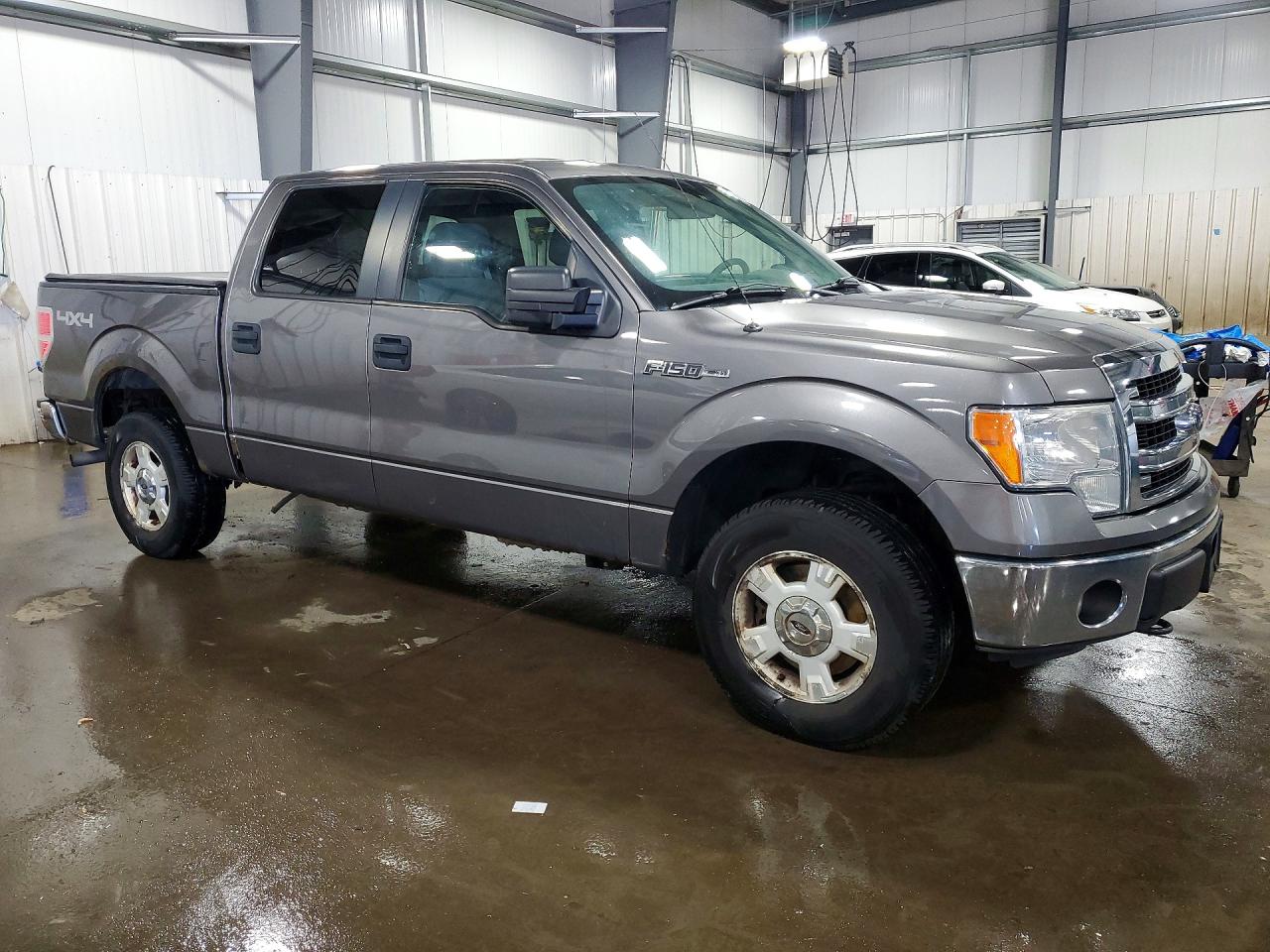 2014 Ford F150 Supercrew Серый vin: 1FTFW1EF4EFC28129