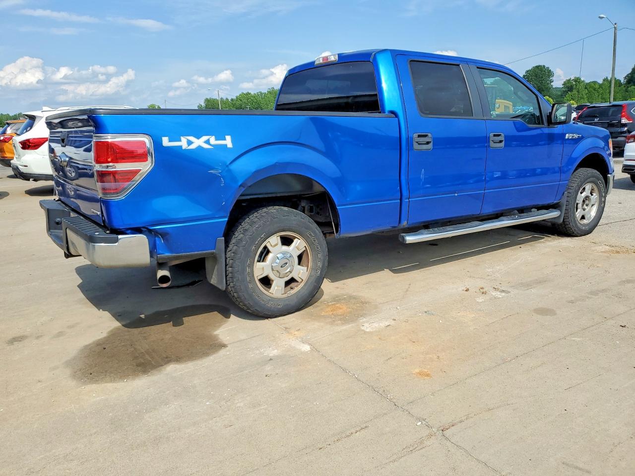 2014 Ford F150 Supercrew Blue vin: 1FTFW1EF4EFC53919