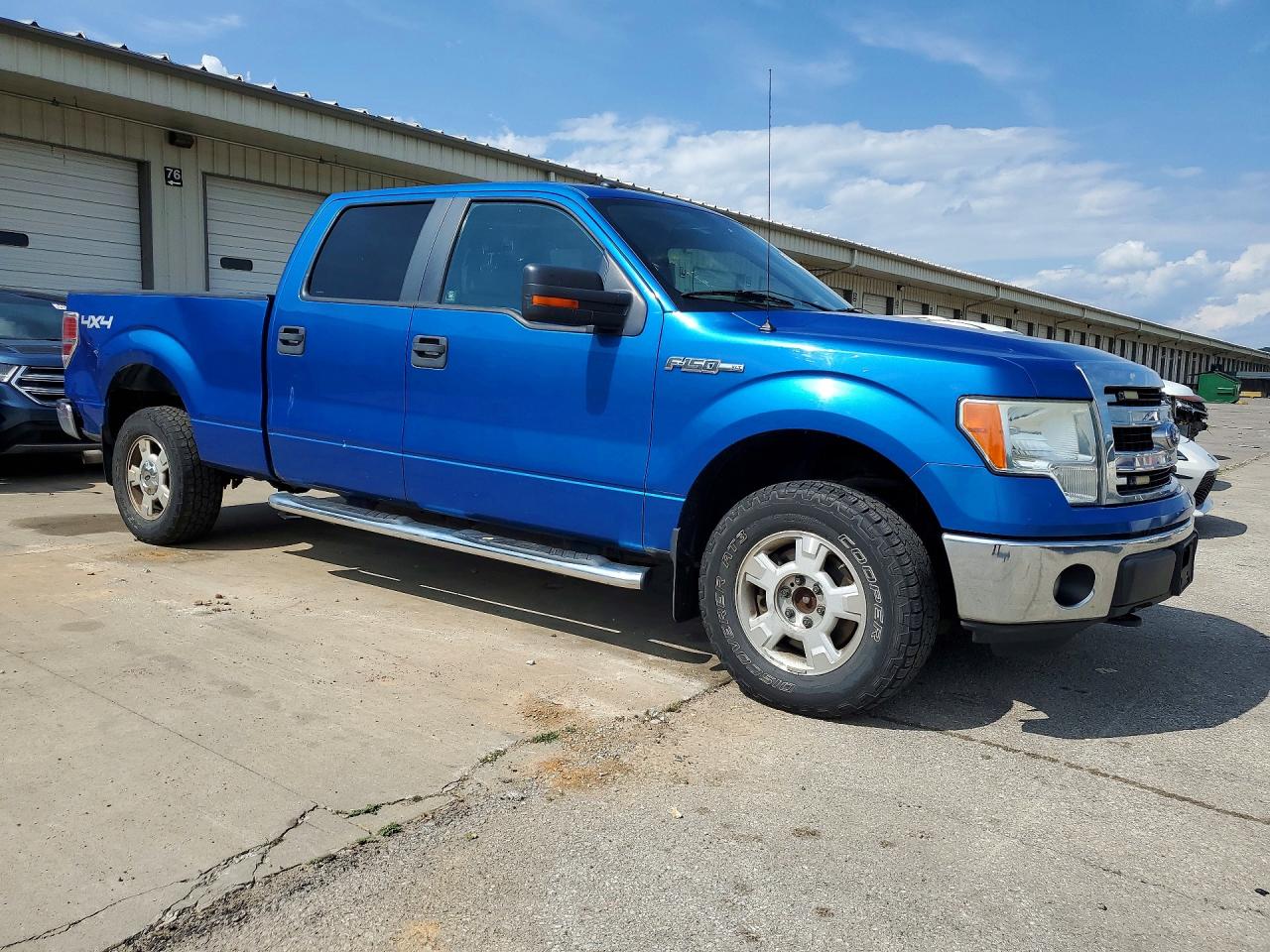 2014 Ford F150 Supercrew Blue vin: 1FTFW1EF4EFC53919