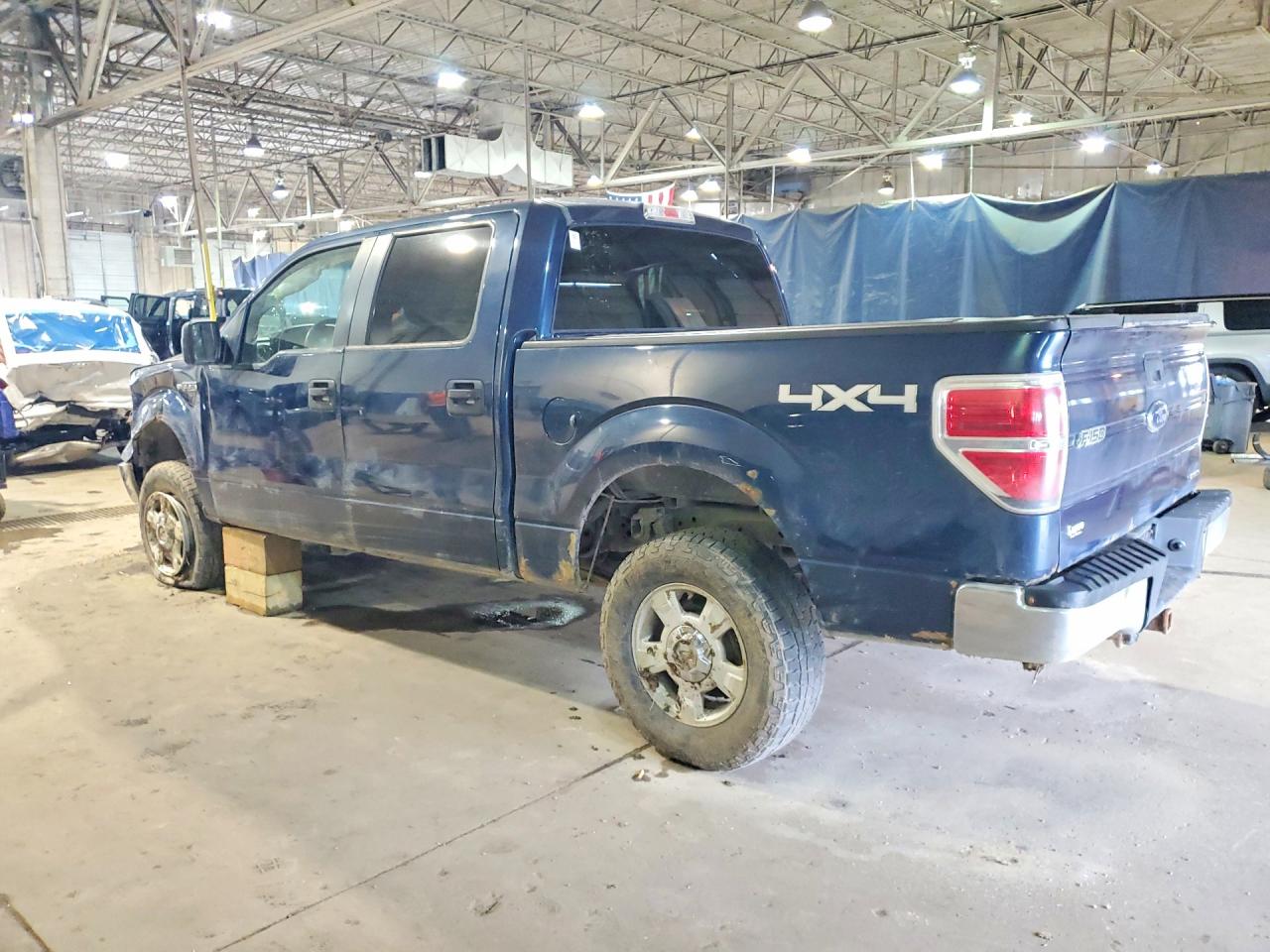 2014 Ford F150 Supercrew Blue vin: 1FTFW1EF4EFC98097