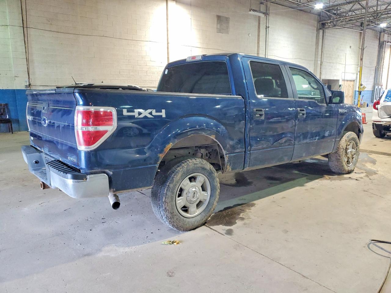 2014 Ford F150 Supercrew Blue vin: 1FTFW1EF4EFC98097