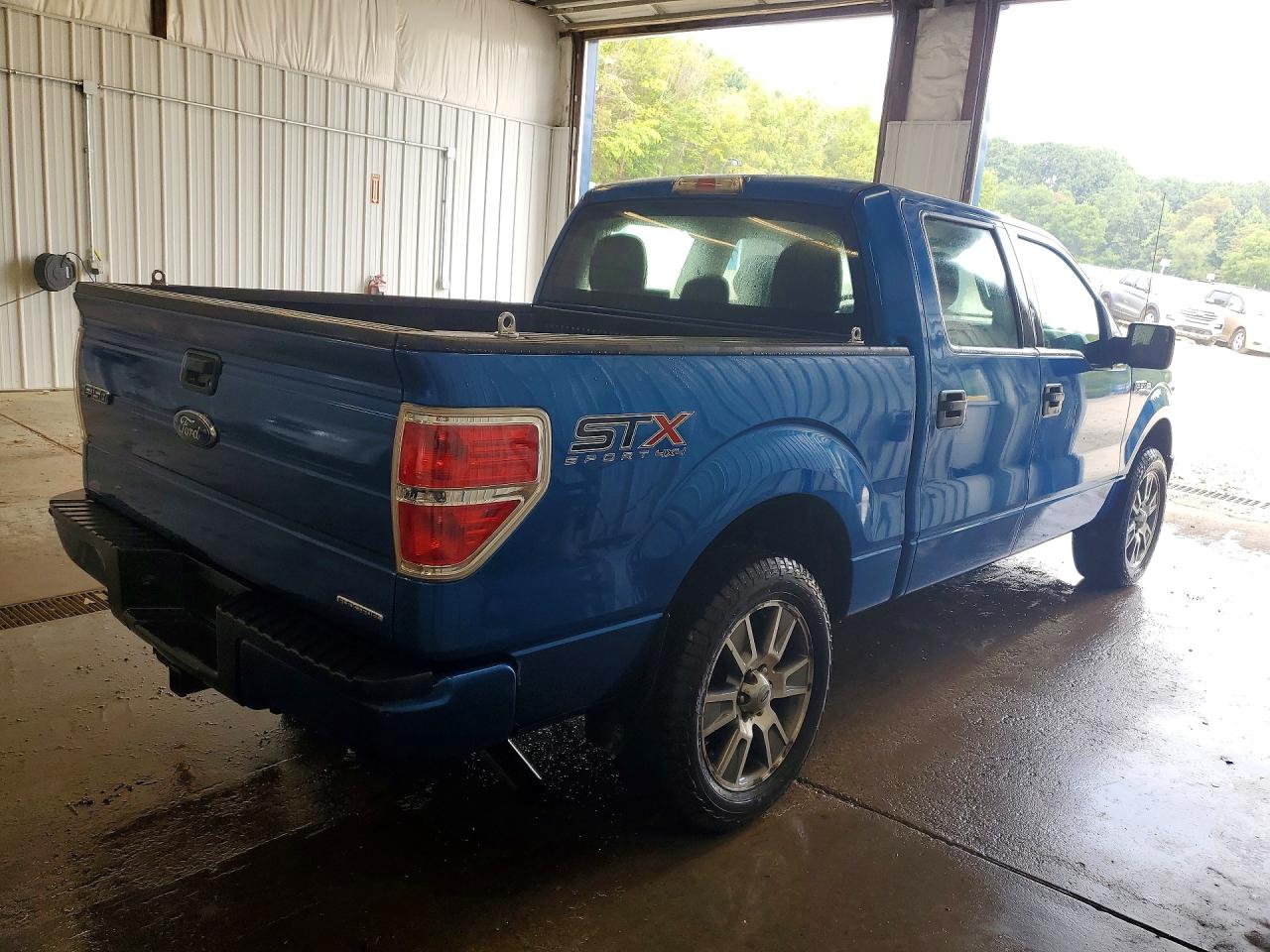 2014 Ford F150 Supercrew Blue vin: 1FTFW1EF4EKD29520