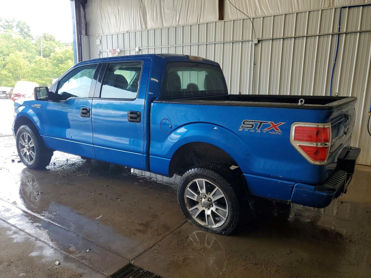 2014 Ford F150 Supercrew Blue vin: 1FTFW1EF4EKD29520