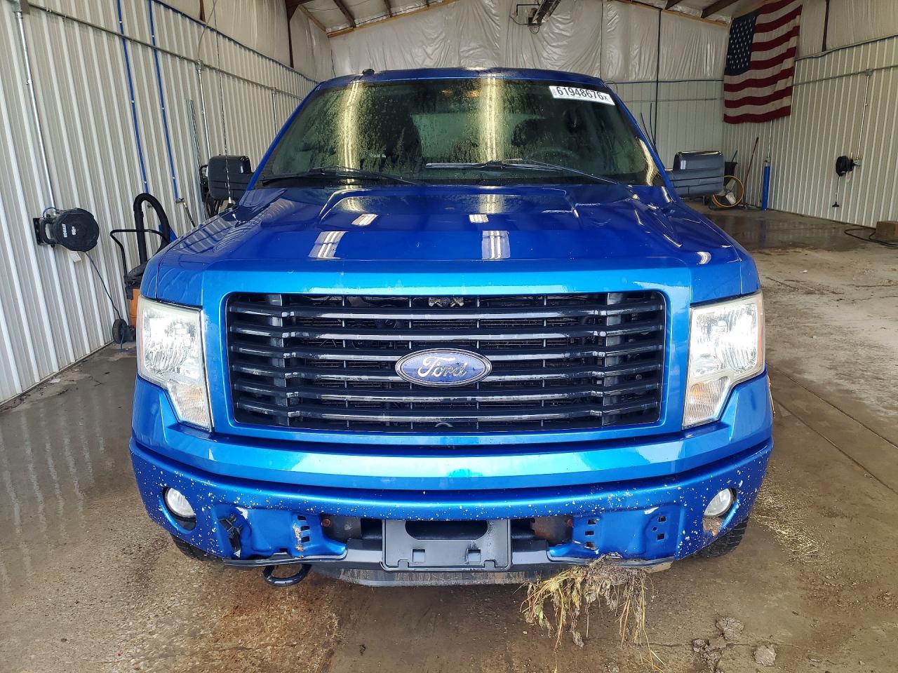2014 Ford F150 Supercrew Blue vin: 1FTFW1EF4EKD29520