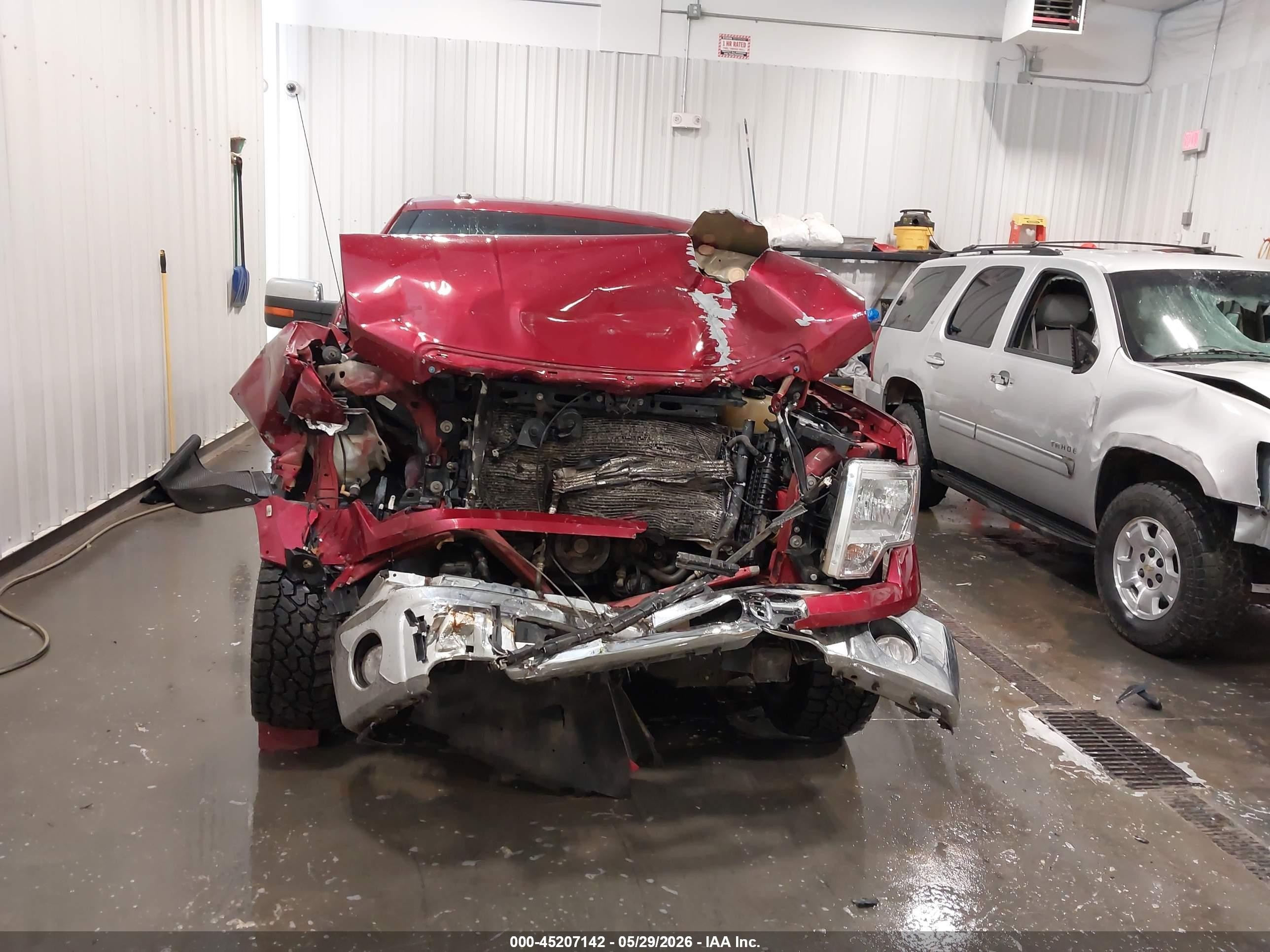 2014 Ford F-150 Lariat Red vin: 1FTFW1EF4EKF08480