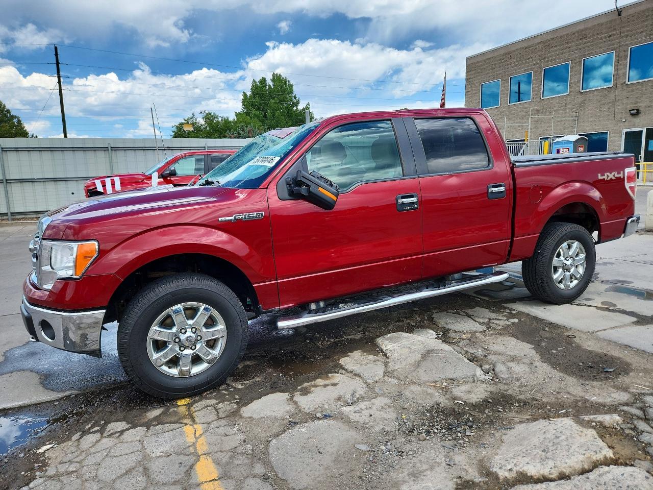 2014 Ford F150 Supercrew Red vin: 1FTFW1EF4EKF24162