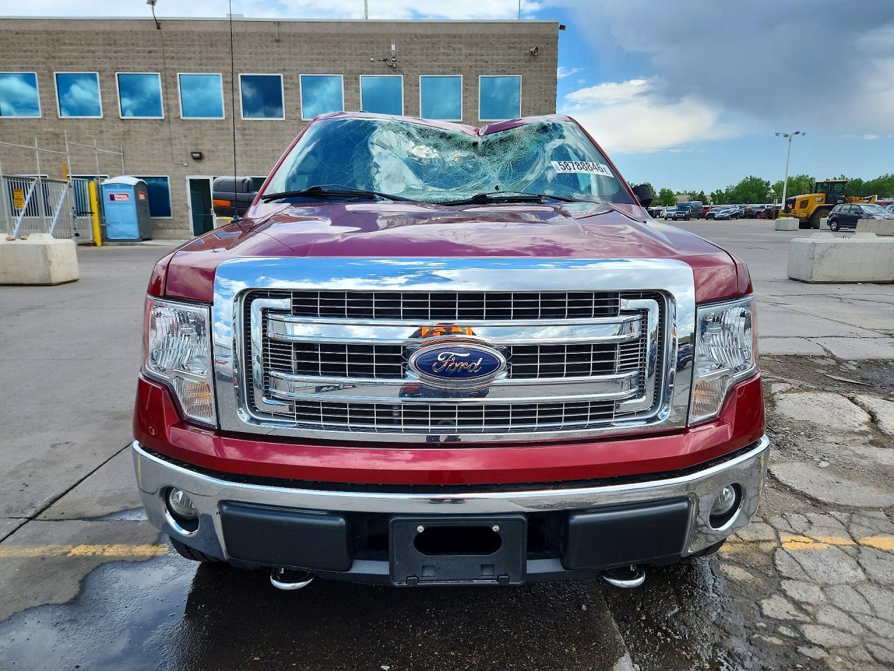 2014 Ford F150 Supercrew Red vin: 1FTFW1EF4EKF24162
