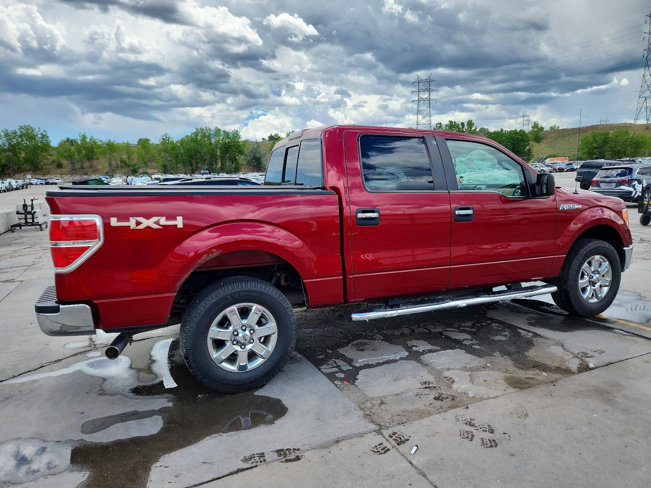 2014 Ford F150 Supercrew Red vin: 1FTFW1EF4EKF24162