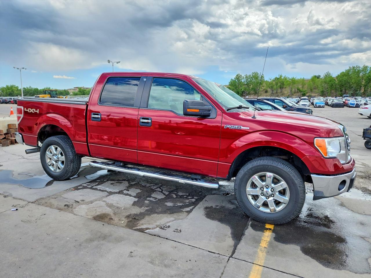 2014 Ford F150 Supercrew Red vin: 1FTFW1EF4EKF24162