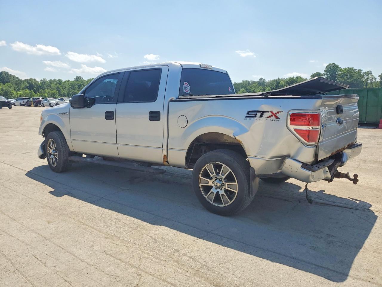 2014 Ford F150 Supercrew Silver vin: 1FTFW1EF4EKF71143