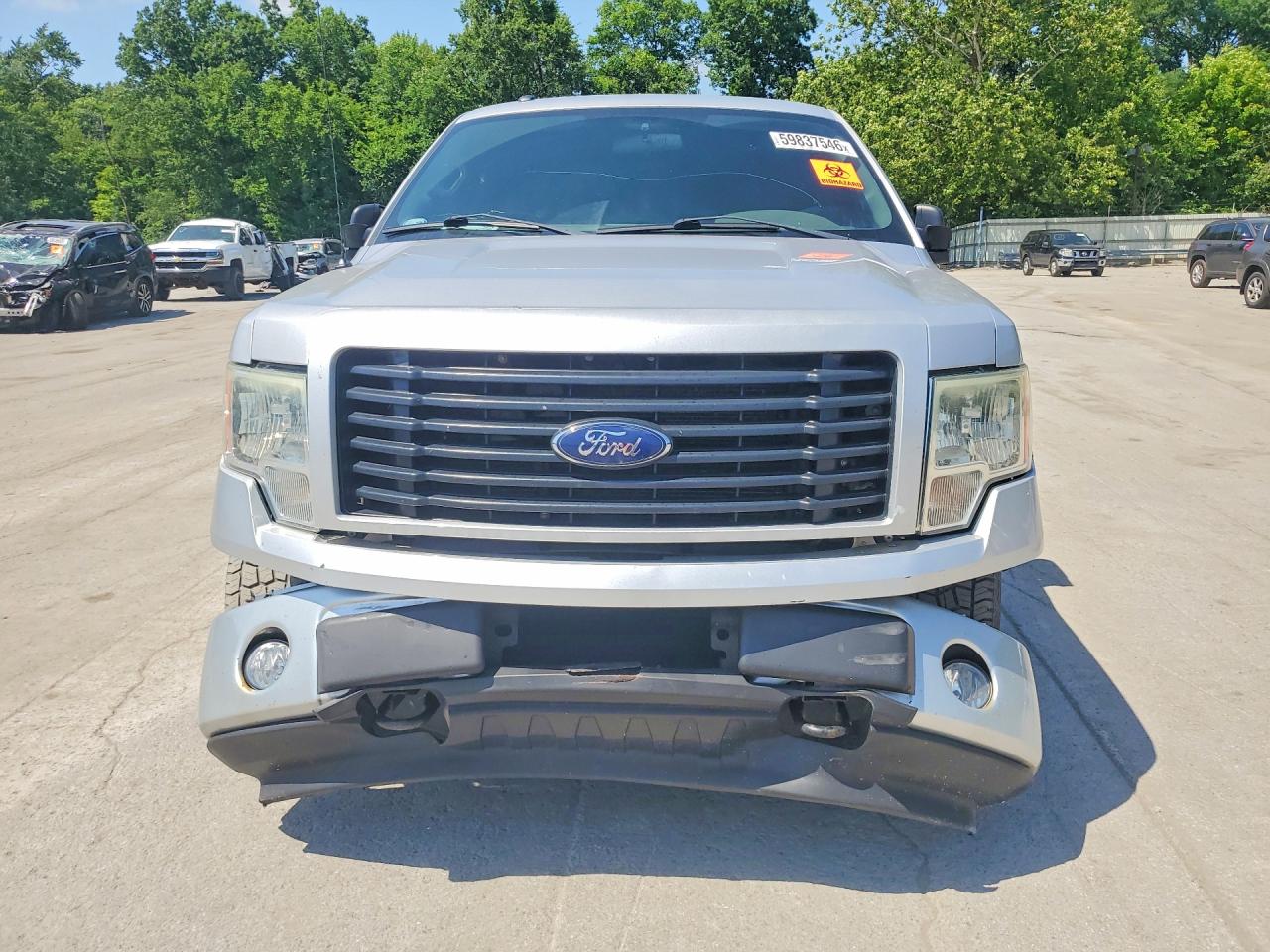 2014 Ford F150 Supercrew Silver vin: 1FTFW1EF4EKF71143