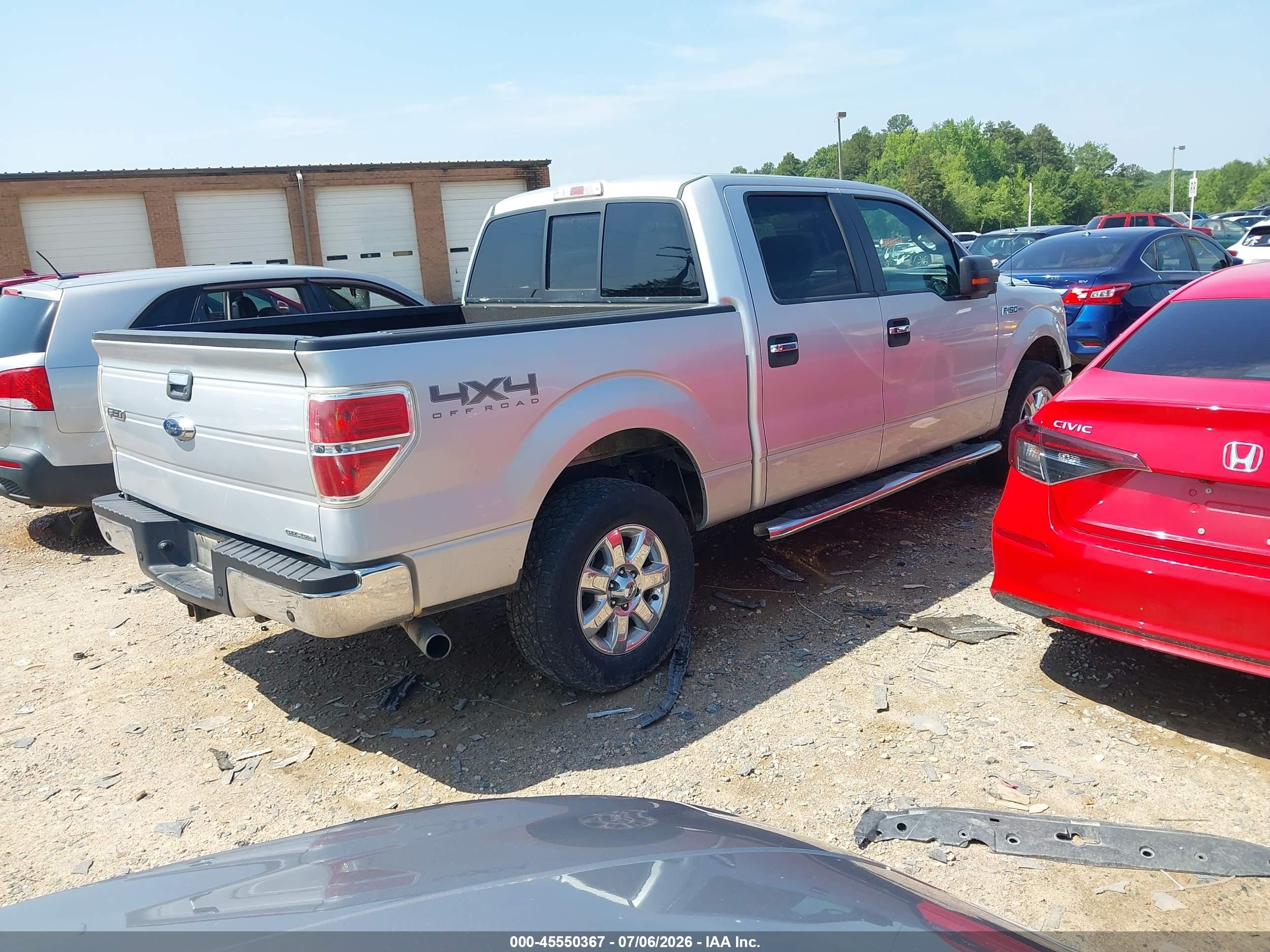 2014 Ford F-150 Fx4/king Ranch/lariat/platinum/stx/xl/xlt Silver vin: 1FTFW1EF4EKF87083