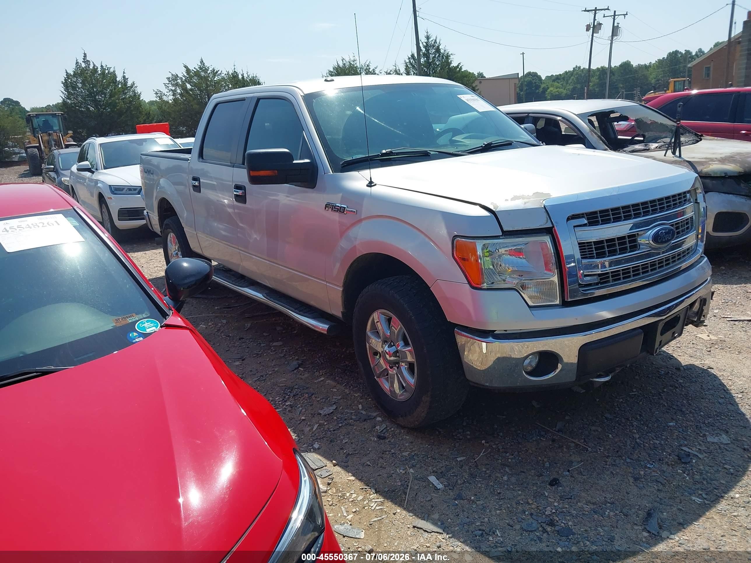 2014 Ford F-150 Fx4/king Ranch/lariat/platinum/stx/xl/xlt Silver vin: 1FTFW1EF4EKF87083