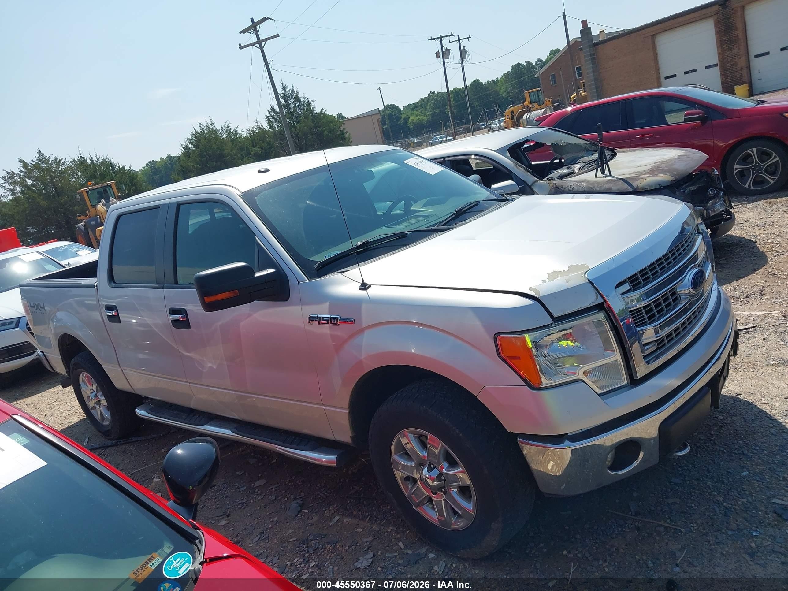 2014 Ford F-150 Fx4/king Ranch/lariat/platinum/stx/xl/xlt Silver vin: 1FTFW1EF4EKF87083