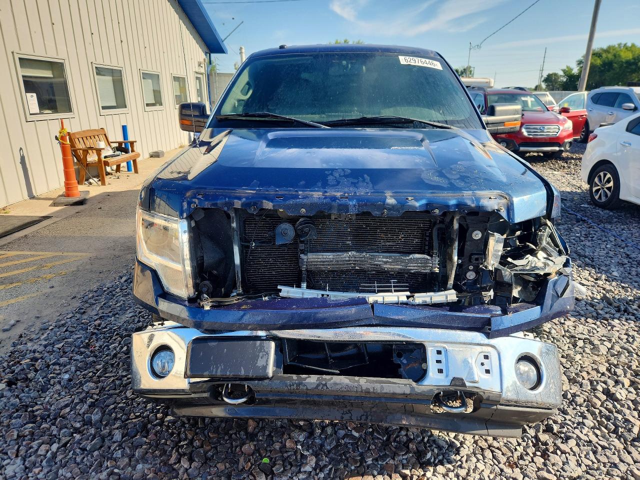 2014 Ford F150 Supercrew Blue vin: 1FTFW1EF4EKG45449
