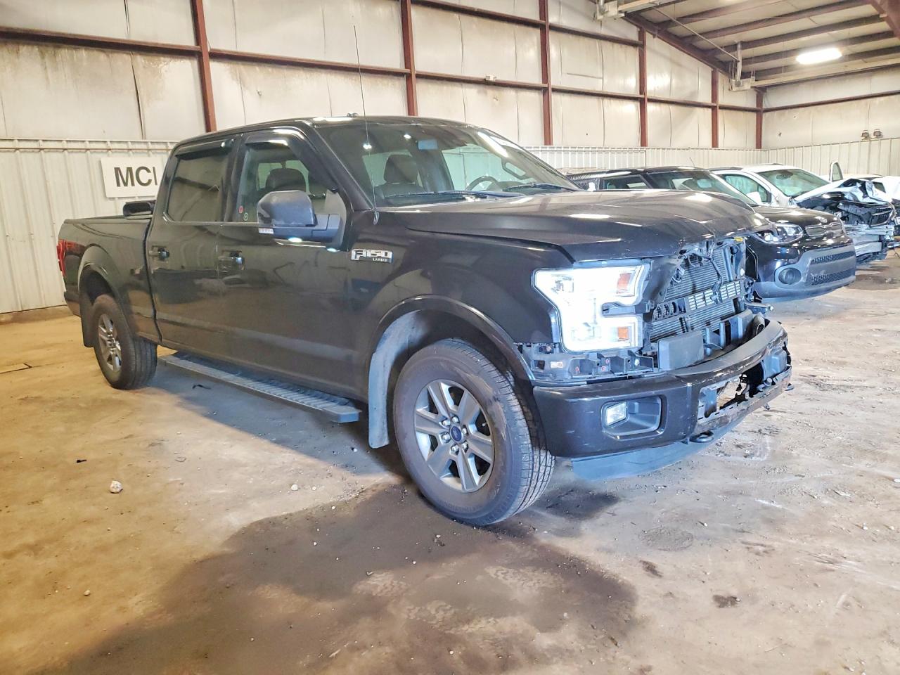2015 Ford F150 Supercrew Black vin: 1FTFW1EF4FFB10020