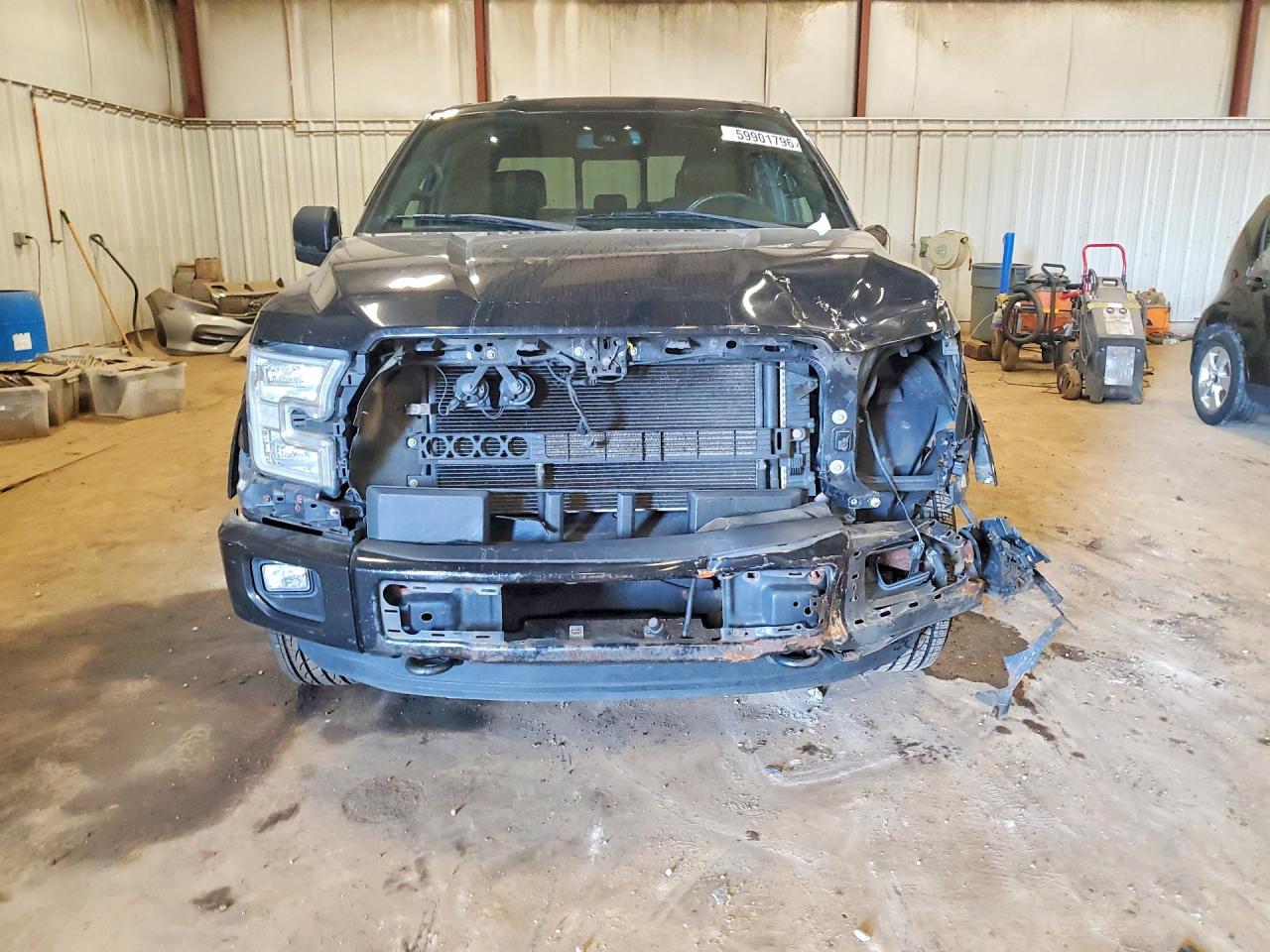 2015 Ford F150 Supercrew Black vin: 1FTFW1EF4FFB10020