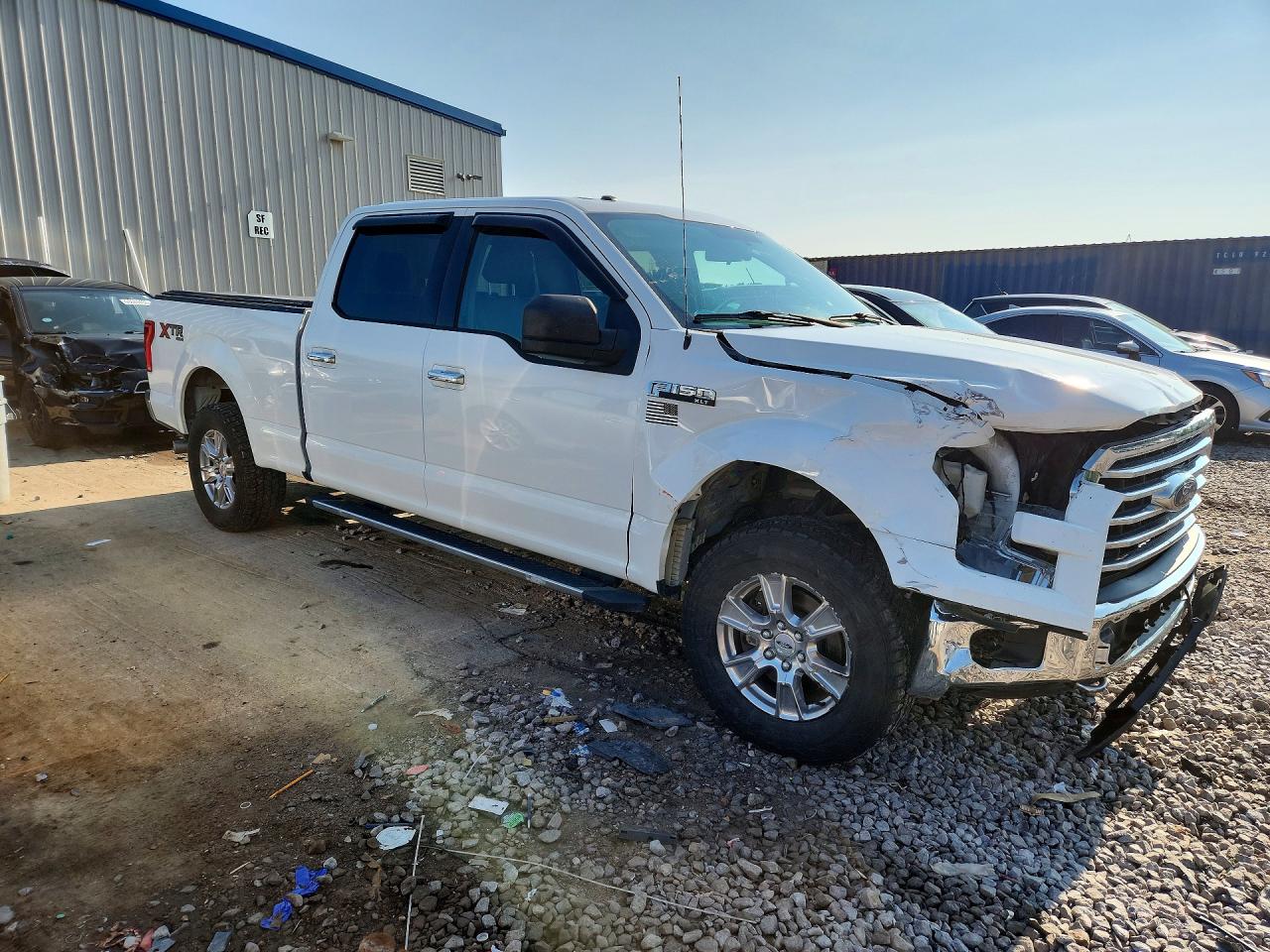 2015 Ford F150 Supercrew White vin: 1FTFW1EF4FFC41142