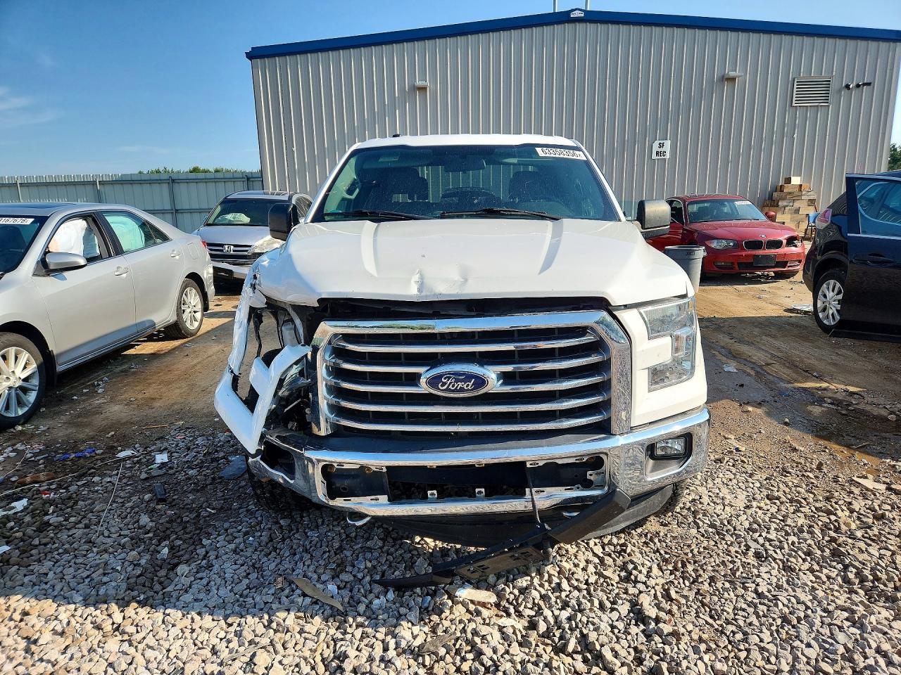 2015 Ford F150 Supercrew White vin: 1FTFW1EF4FFC41142