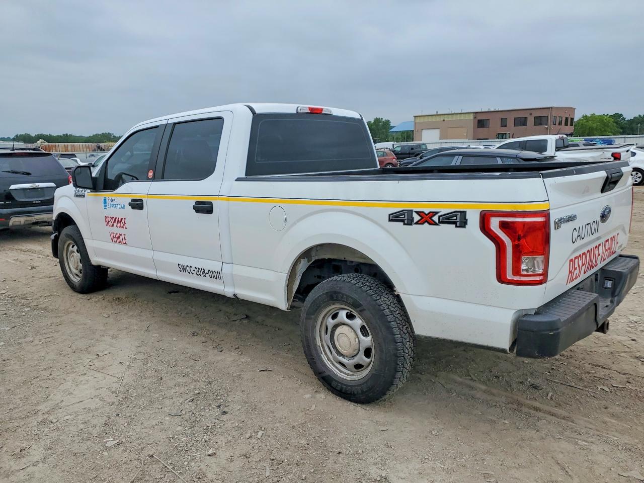 2015 Ford F150 Supercrew White vin: 1FTFW1EF4FKD54225