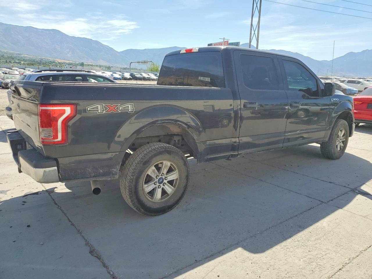 2015 Ford F150 Supercrew Black vin: 1FTFW1EF4FKD97138