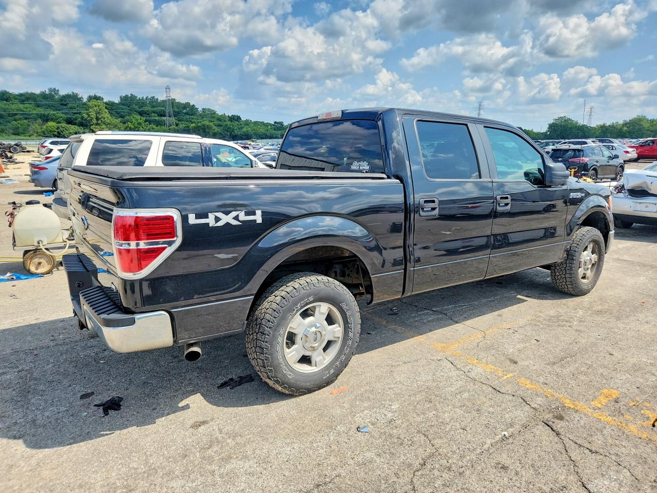 2011 Ford F150 Supercrew Black vin: 1FTFW1EF5BFB24874