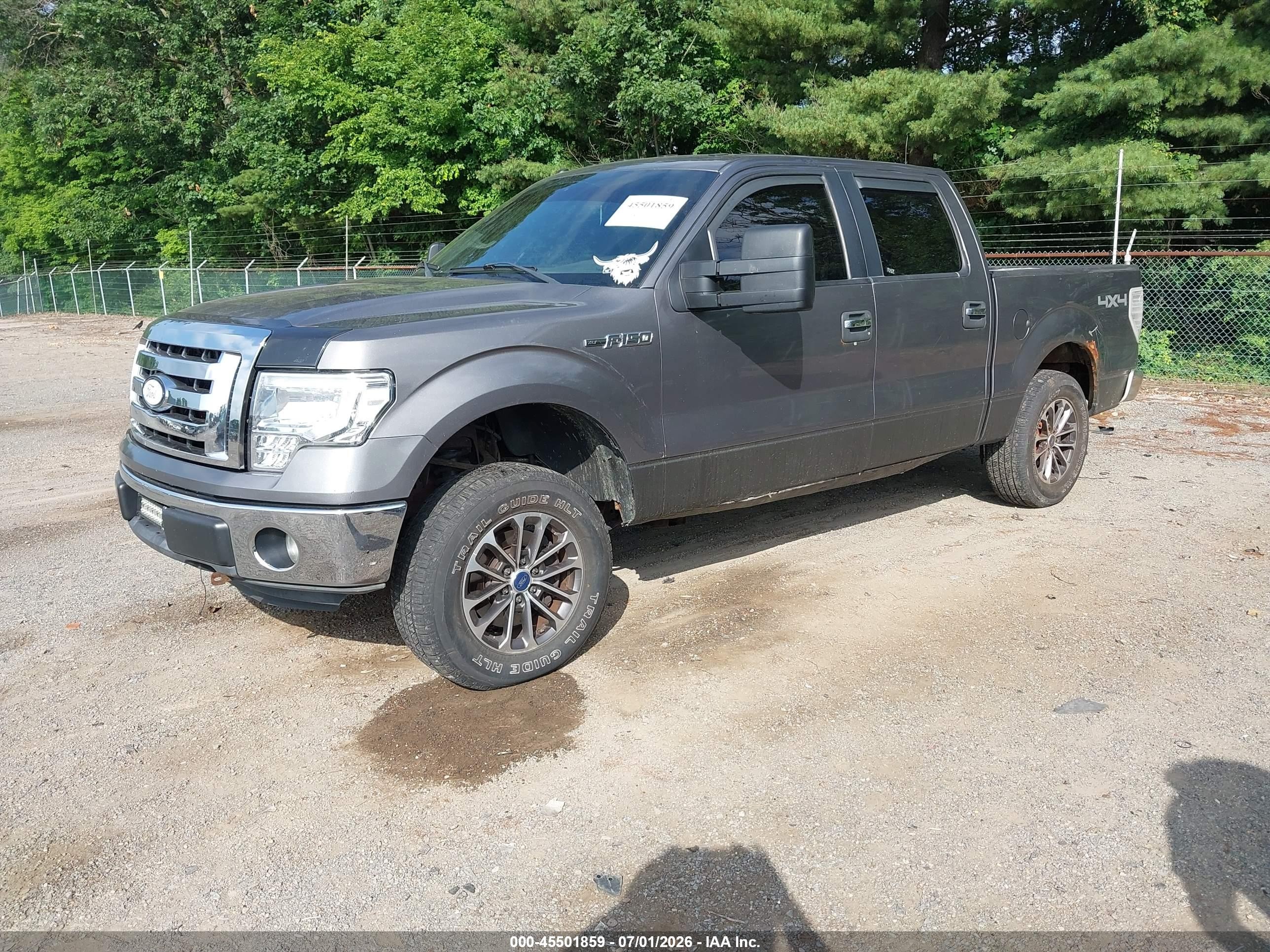 2011 Ford F-150 Fx4/king Ranch/lariat/platinum/xl/xlt Gray vin: 1FTFW1EF5BFB96657