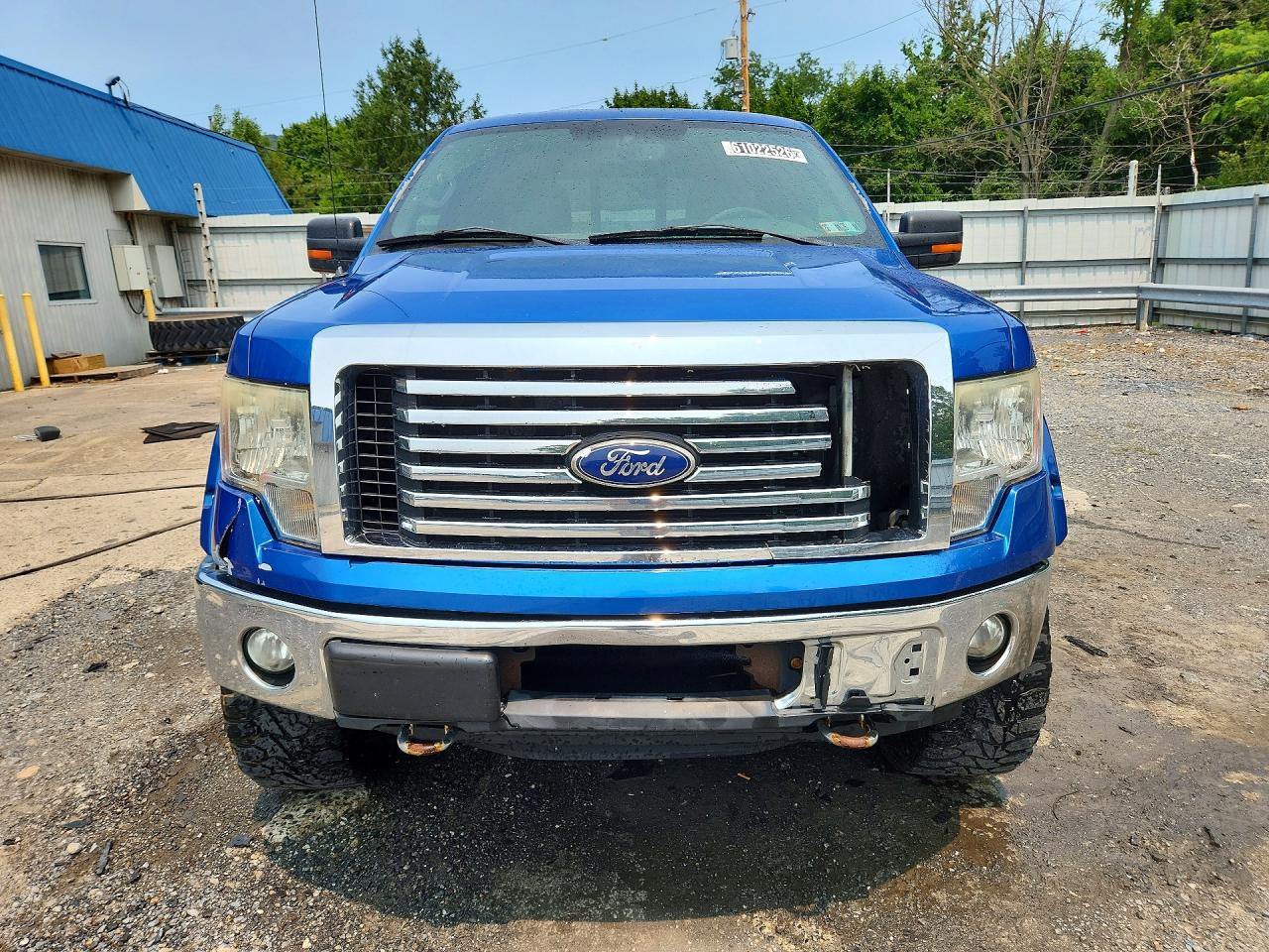 2011 Ford F150 Supercrew Blue vin: 1FTFW1EF5BFC44058