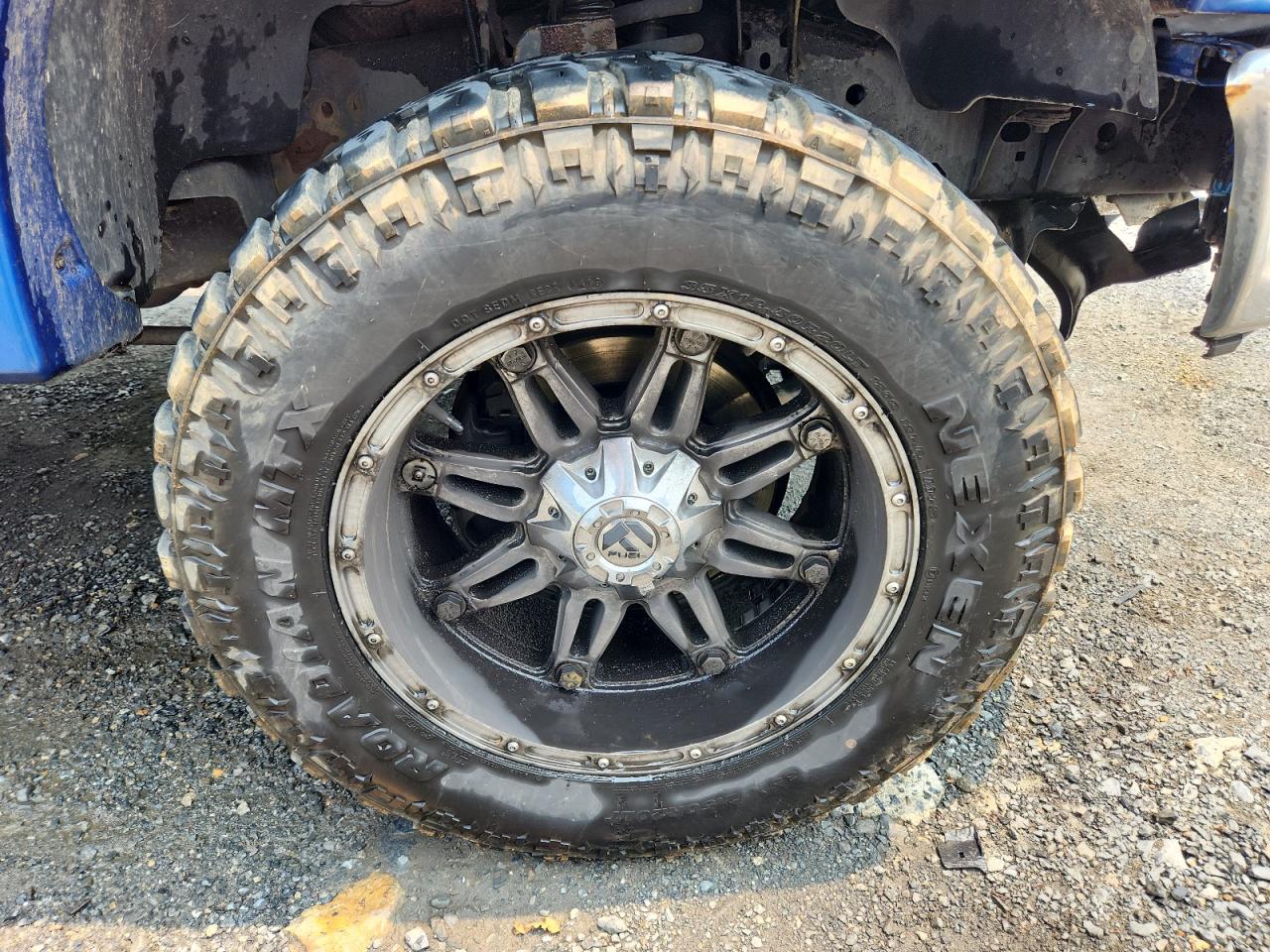 2011 Ford F150 Supercrew Blue vin: 1FTFW1EF5BFC44058 Damage: Right Front Wheel, Corrosion, > 12 Inches