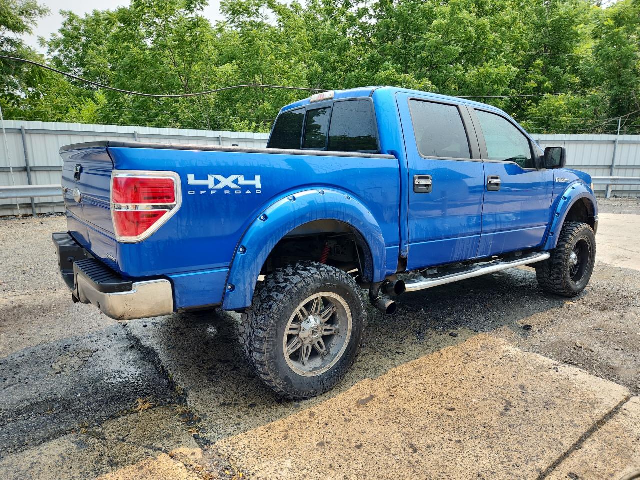2011 Ford F150 Supercrew Blue vin: 1FTFW1EF5BFC44058 Damage: Exhaust, Aftermarket, Acceptable