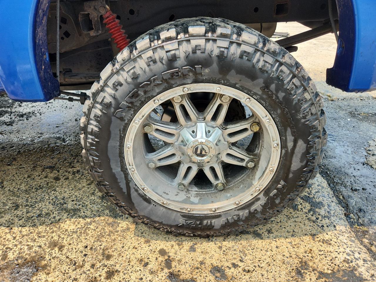 2011 Ford F150 Supercrew Blue vin: 1FTFW1EF5BFC44058 Damage: Left Rear Wheel, Corrosion, > 12 Inches