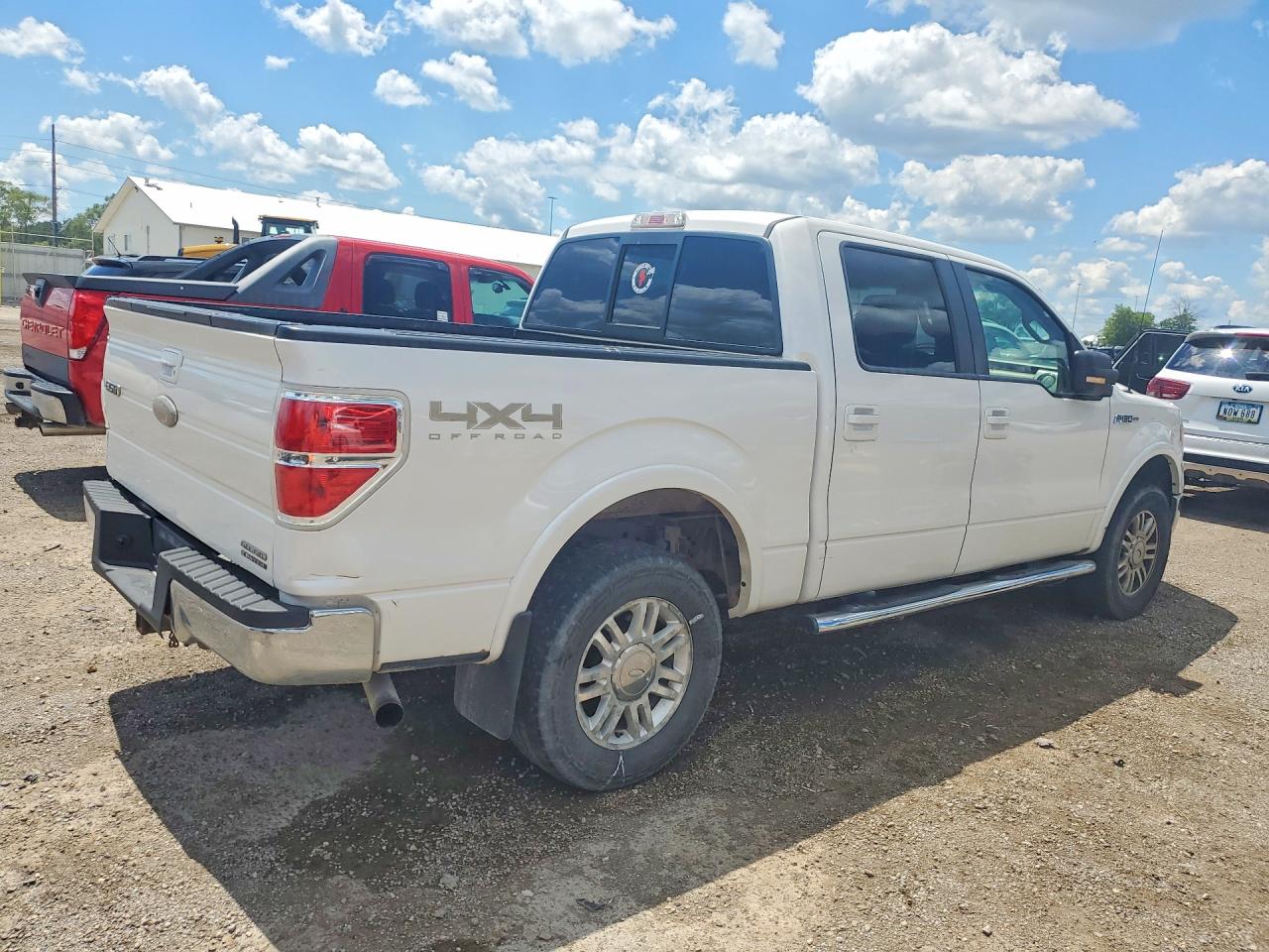 2011 Ford F150 Lariat 5.0 White vin: 1FTFW1EF5BFD35184