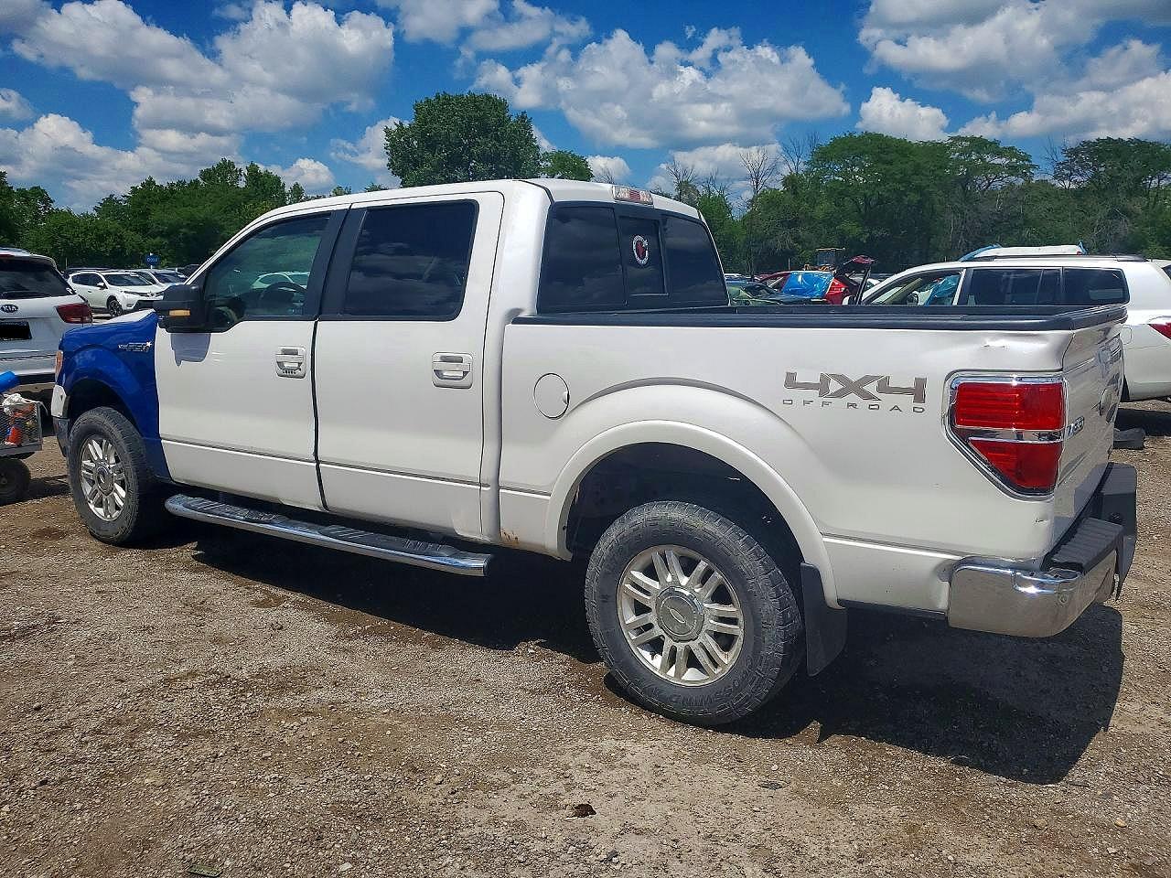 2011 Ford F150 Lariat 5.0 White vin: 1FTFW1EF5BFD35184