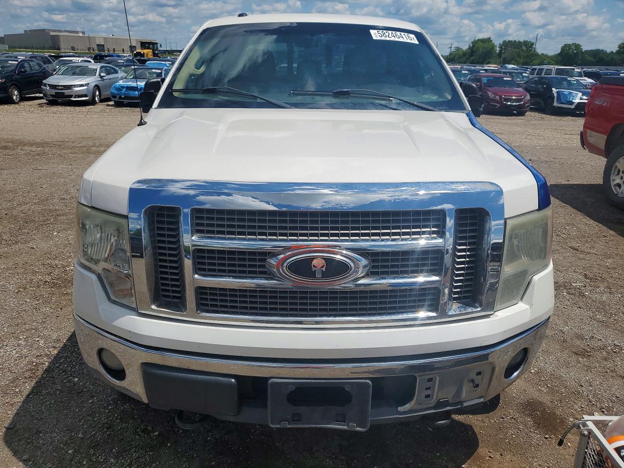 2011 Ford F150 Lariat 5.0 White vin: 1FTFW1EF5BFD35184