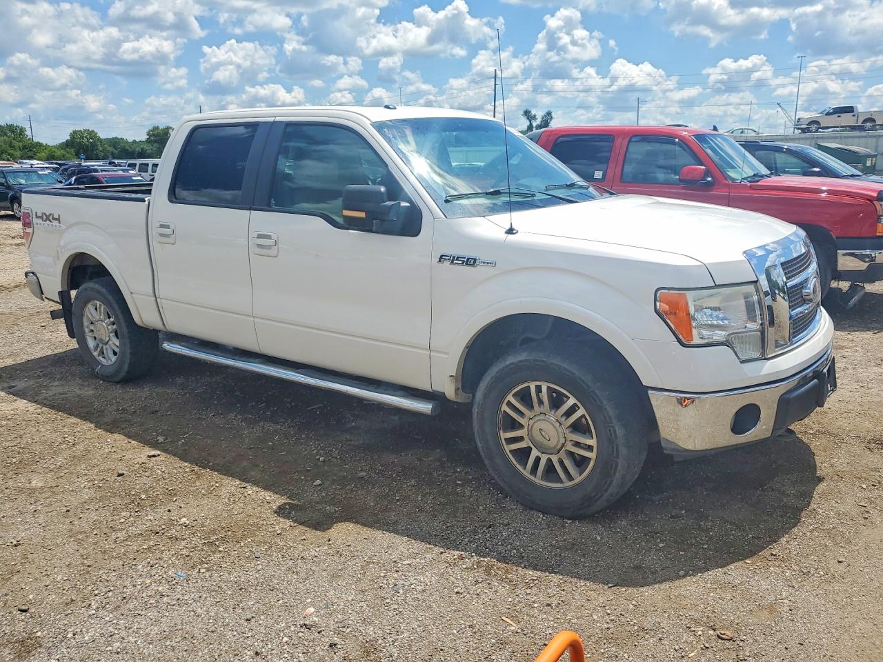 2011 Ford F150 Lariat 5.0 White vin: 1FTFW1EF5BFD35184