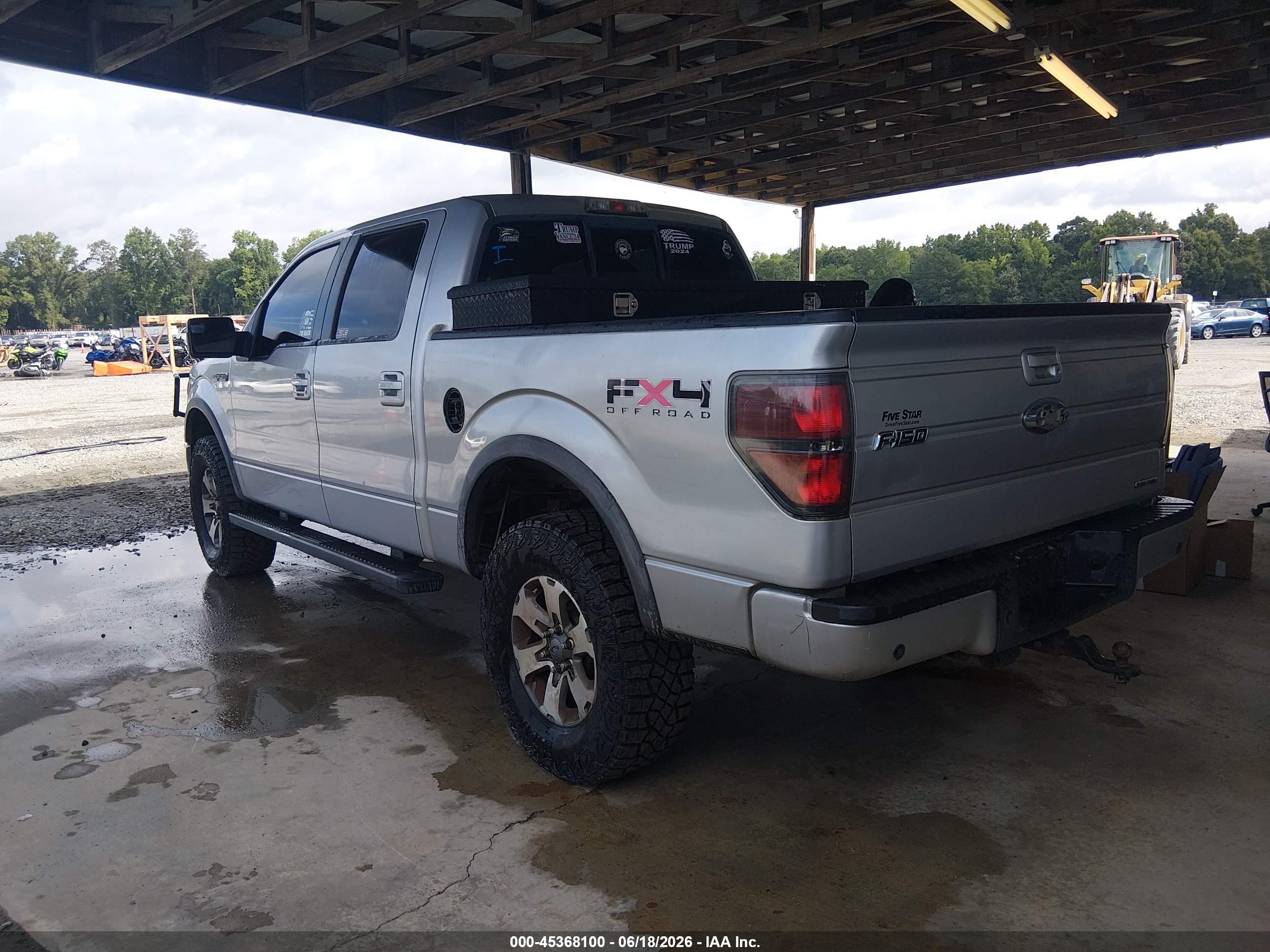 2011 Ford F-150 Fx4 Silver vin: 1FTFW1EF5BFD41745