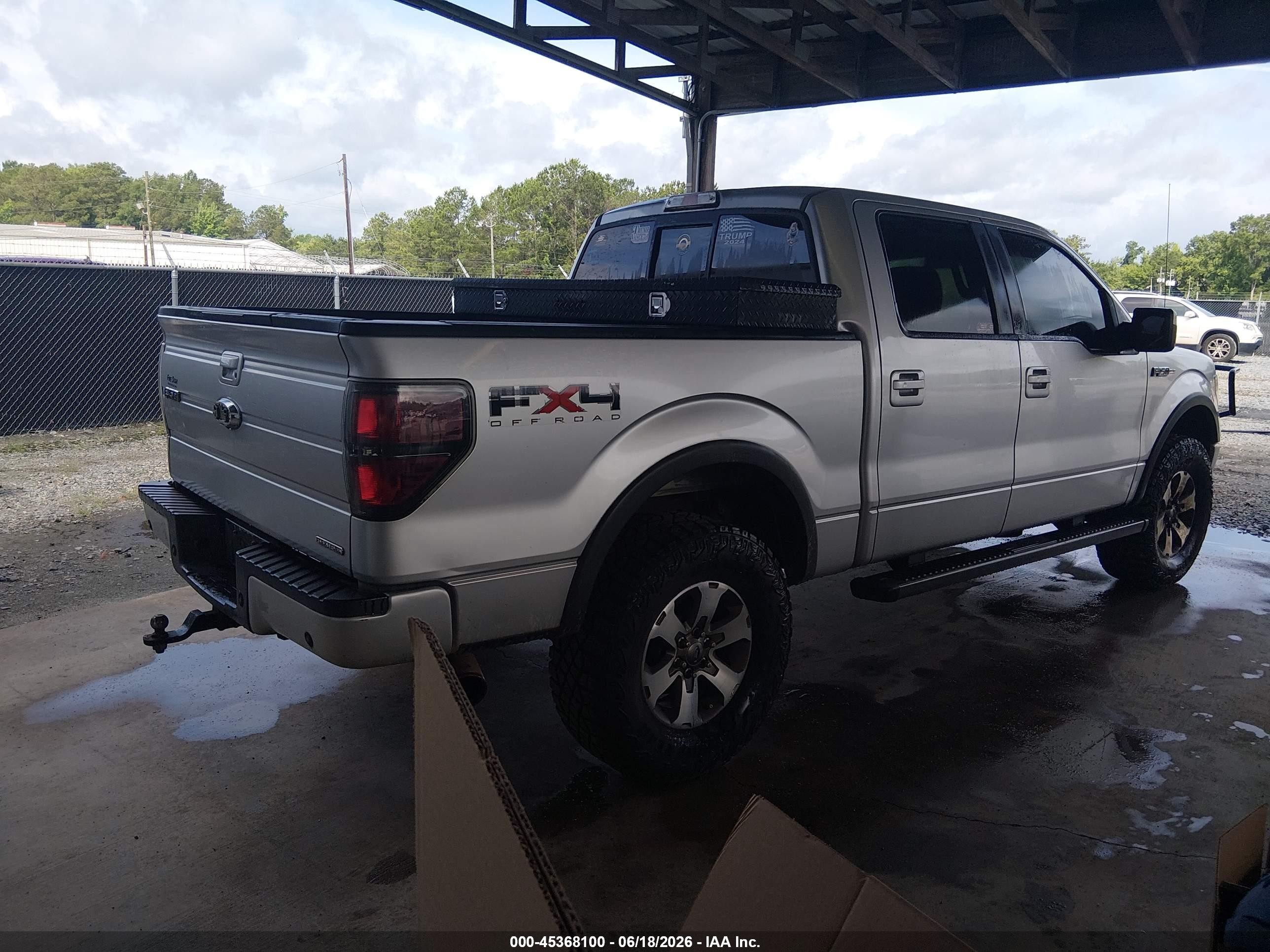 2011 Ford F-150 Fx4 Silver vin: 1FTFW1EF5BFD41745