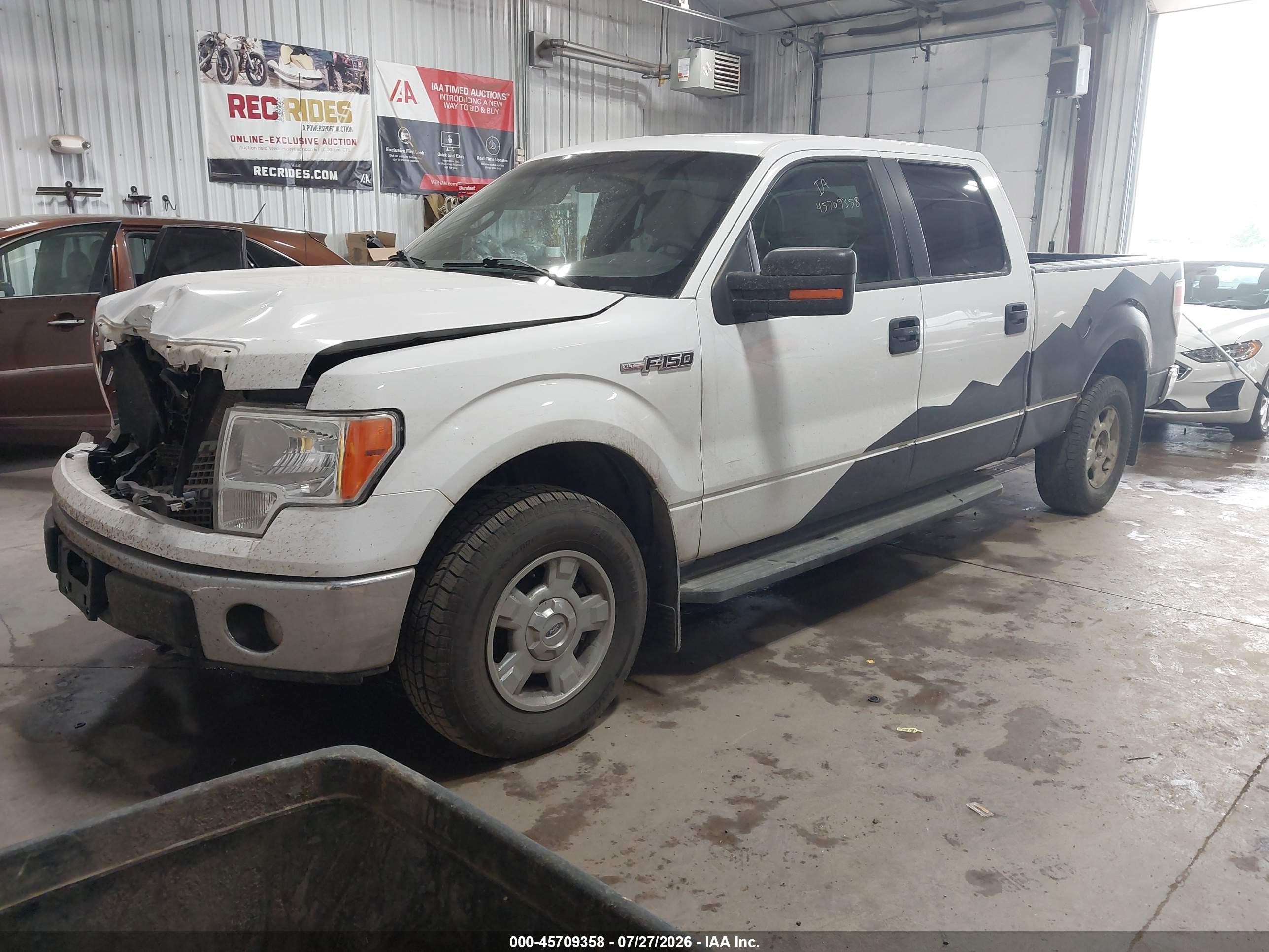 2011 Ford F-150 Xlt Белый vin: 1FTFW1EF5BKD49710