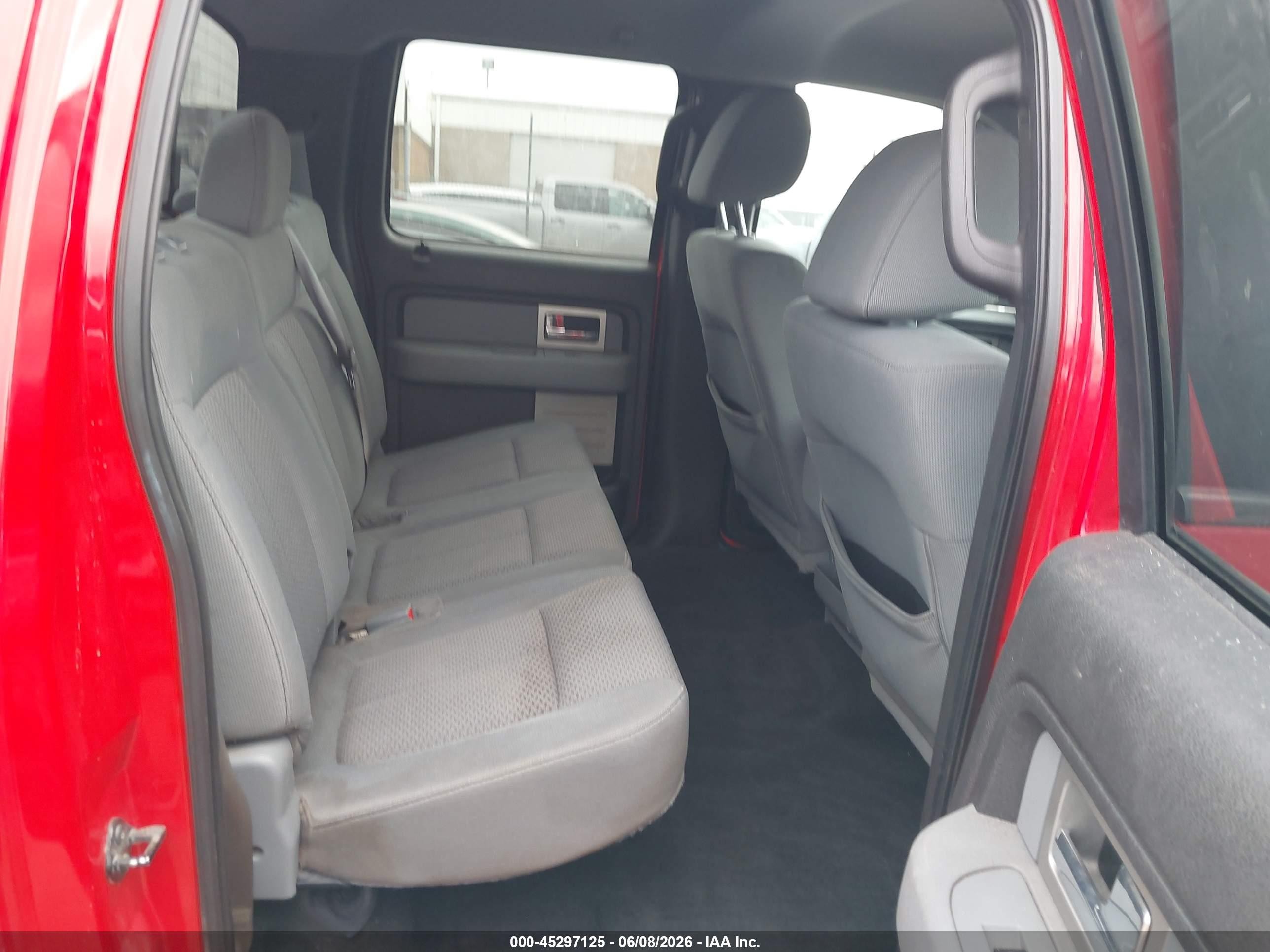 2011 Ford F-150 Xlt Red vin: 1FTFW1EF5BKD86126