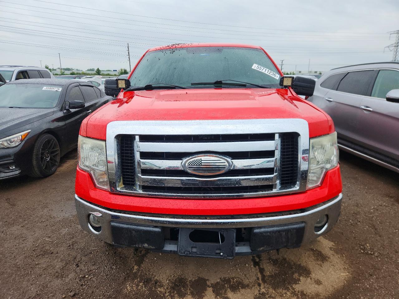 2012 Ford F-150 Red vin: 1FTFW1EF5CFA21147
